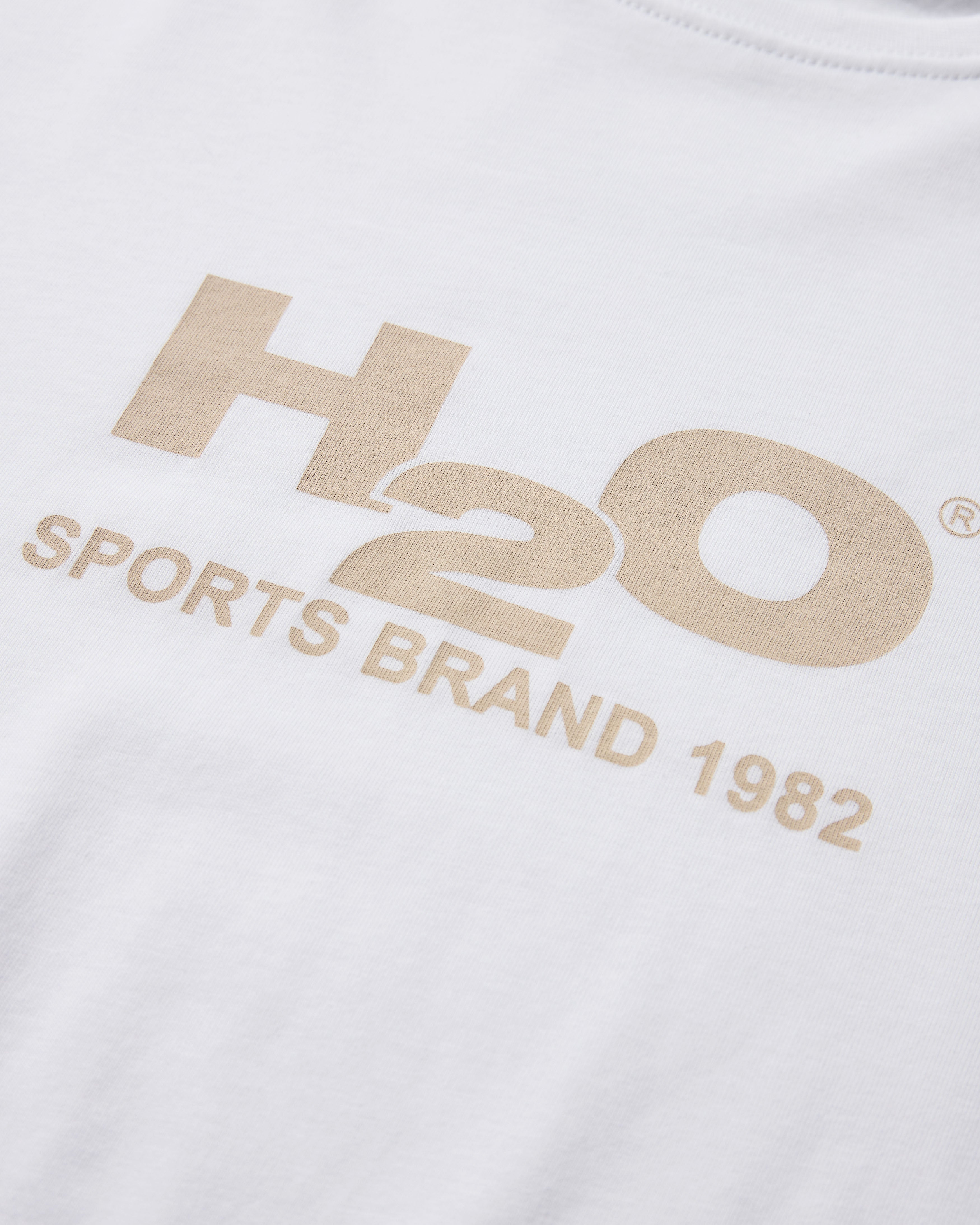 H2O Basic H2O Logo Tee T-Shirt 7063 White/Chalk