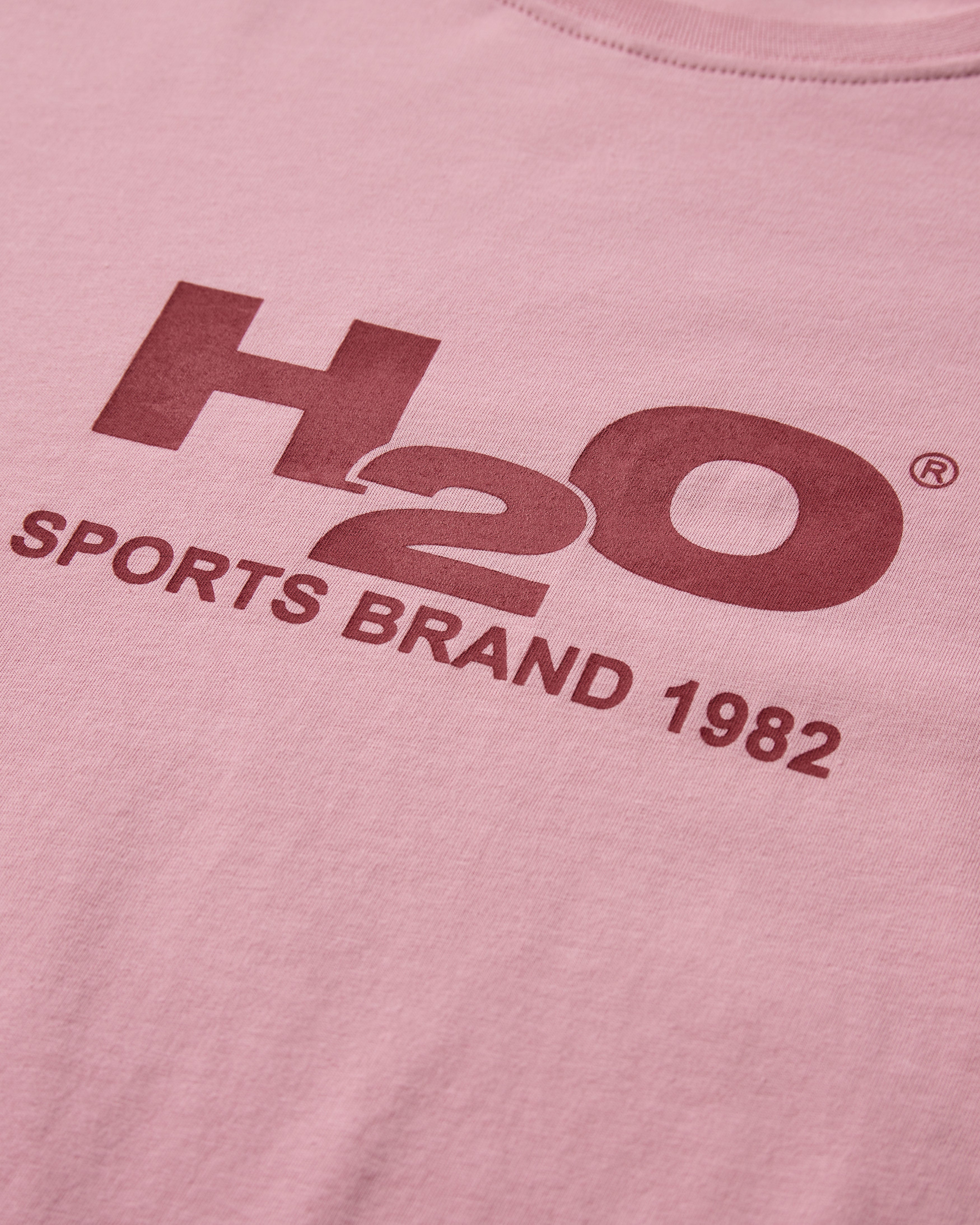 H2O Basic H2O Logo Tee T-Shirt 7064 Flamingo/Salsa