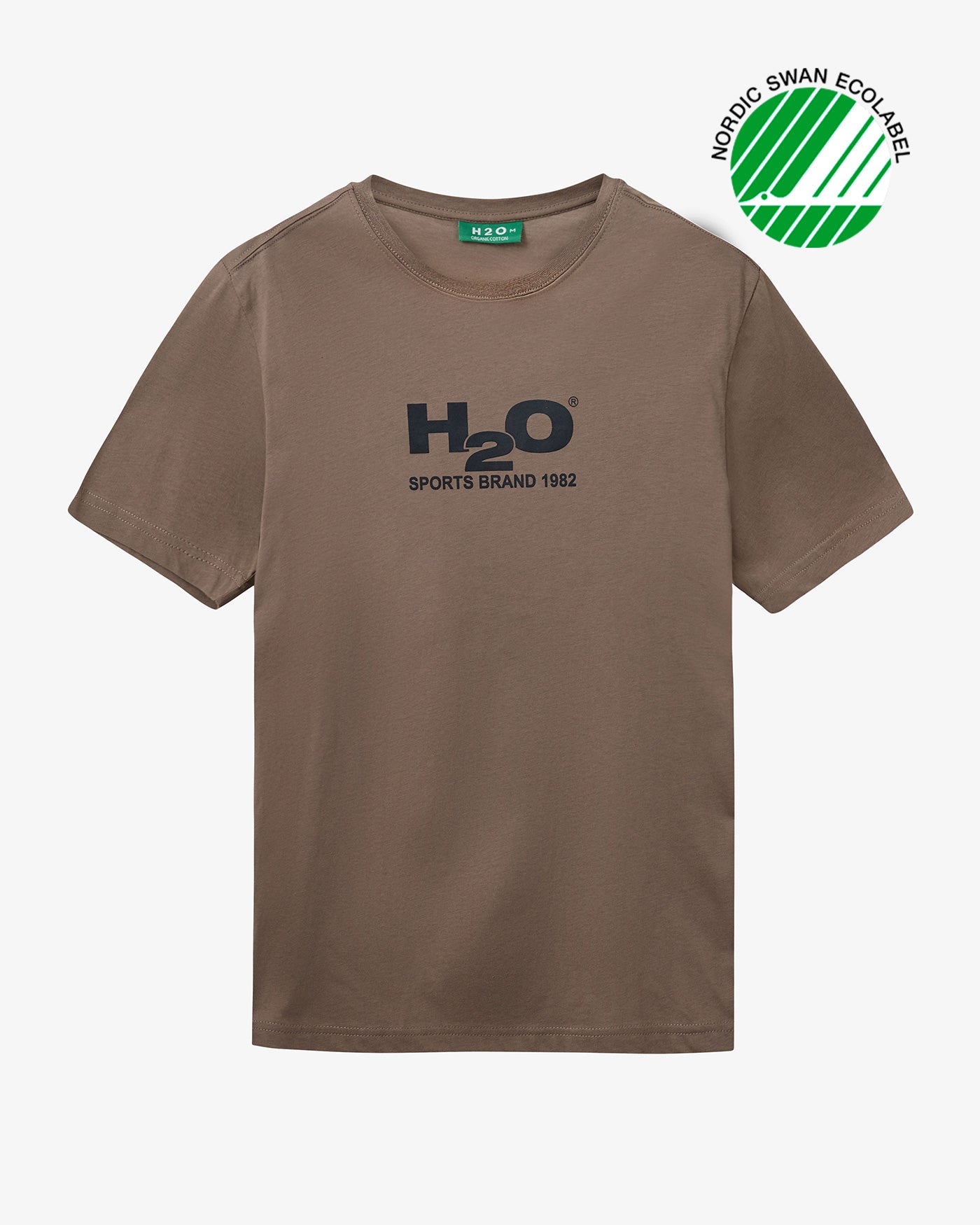 H2O Logo Tee - Dusty Oak/Navy