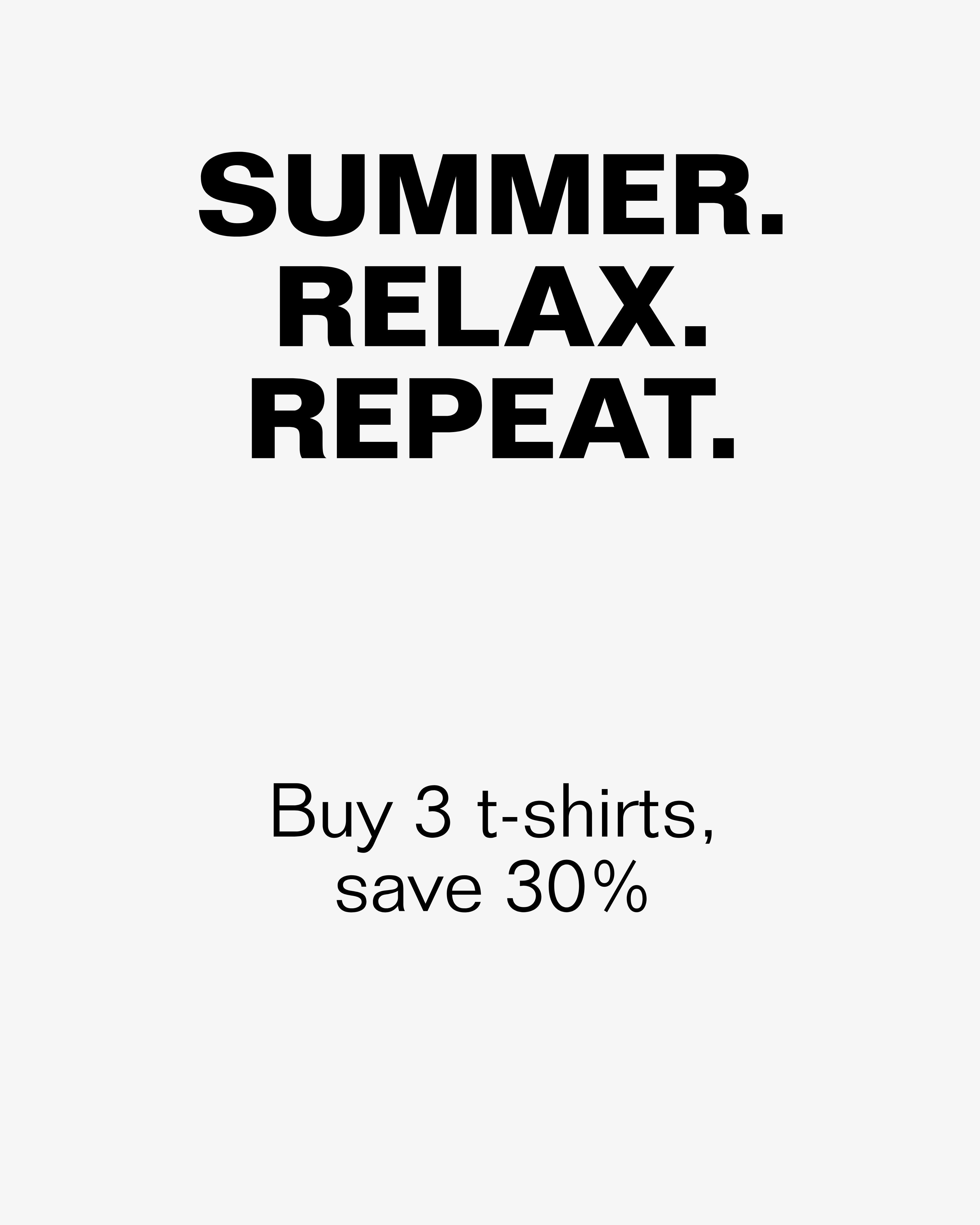 3-PACK T-SHIRTS