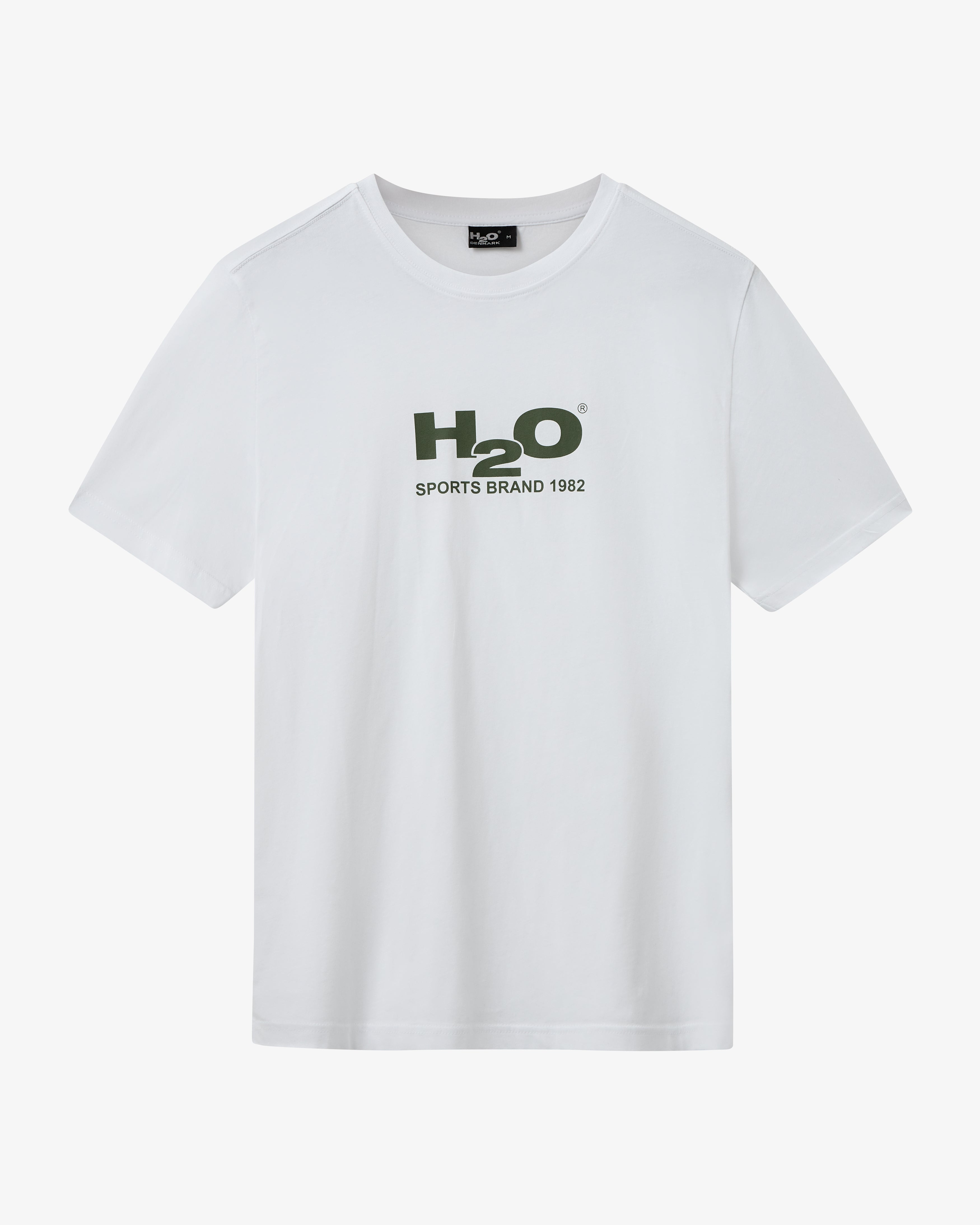 H2O Logo T-Shirt – Weiß