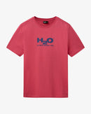 H2O H2O Logo Tee T-Shirt 2036 Coral Pink