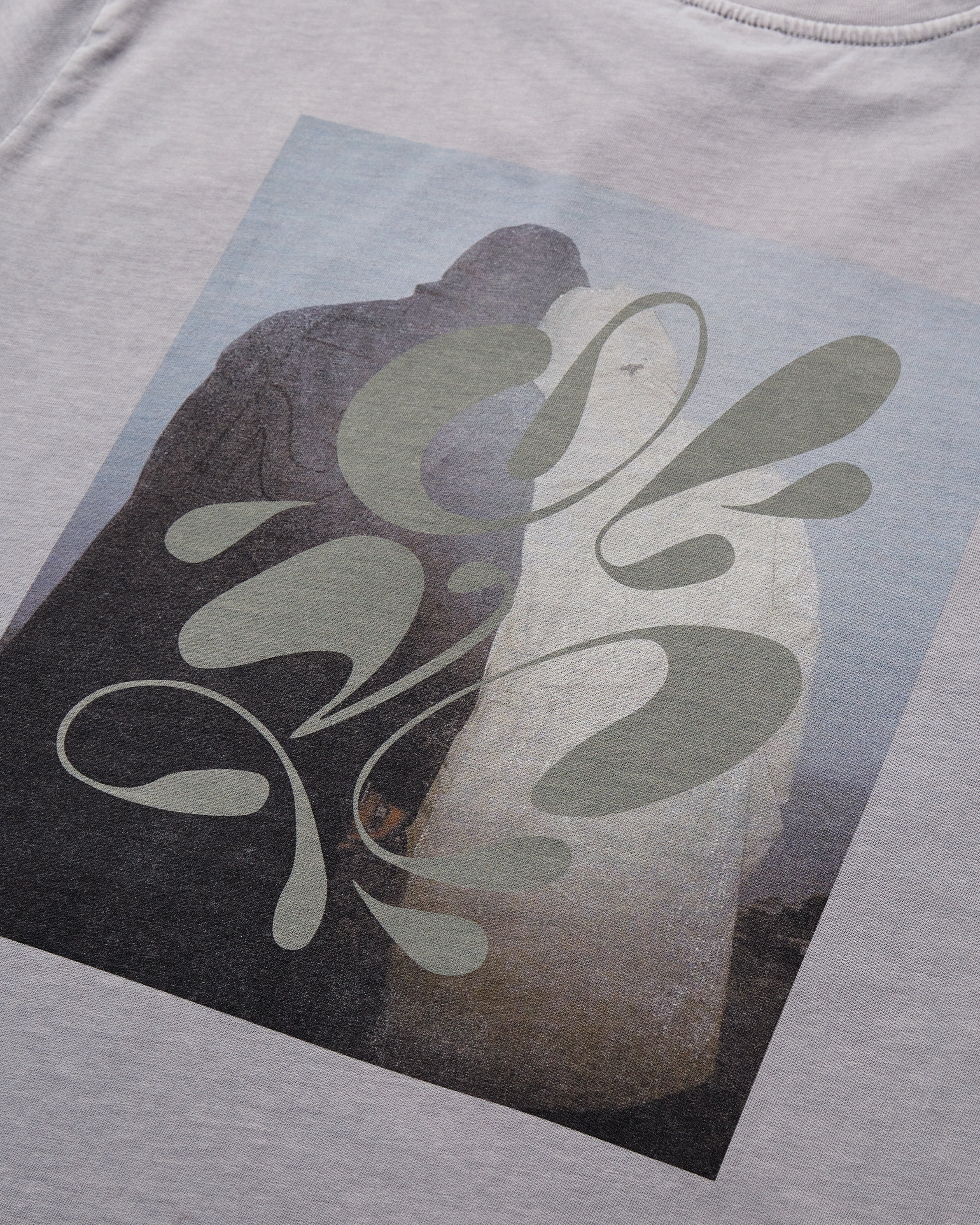 H2O Select Kap Dan Tee Print T-Shirt 7039 Ultimate Grey/Green