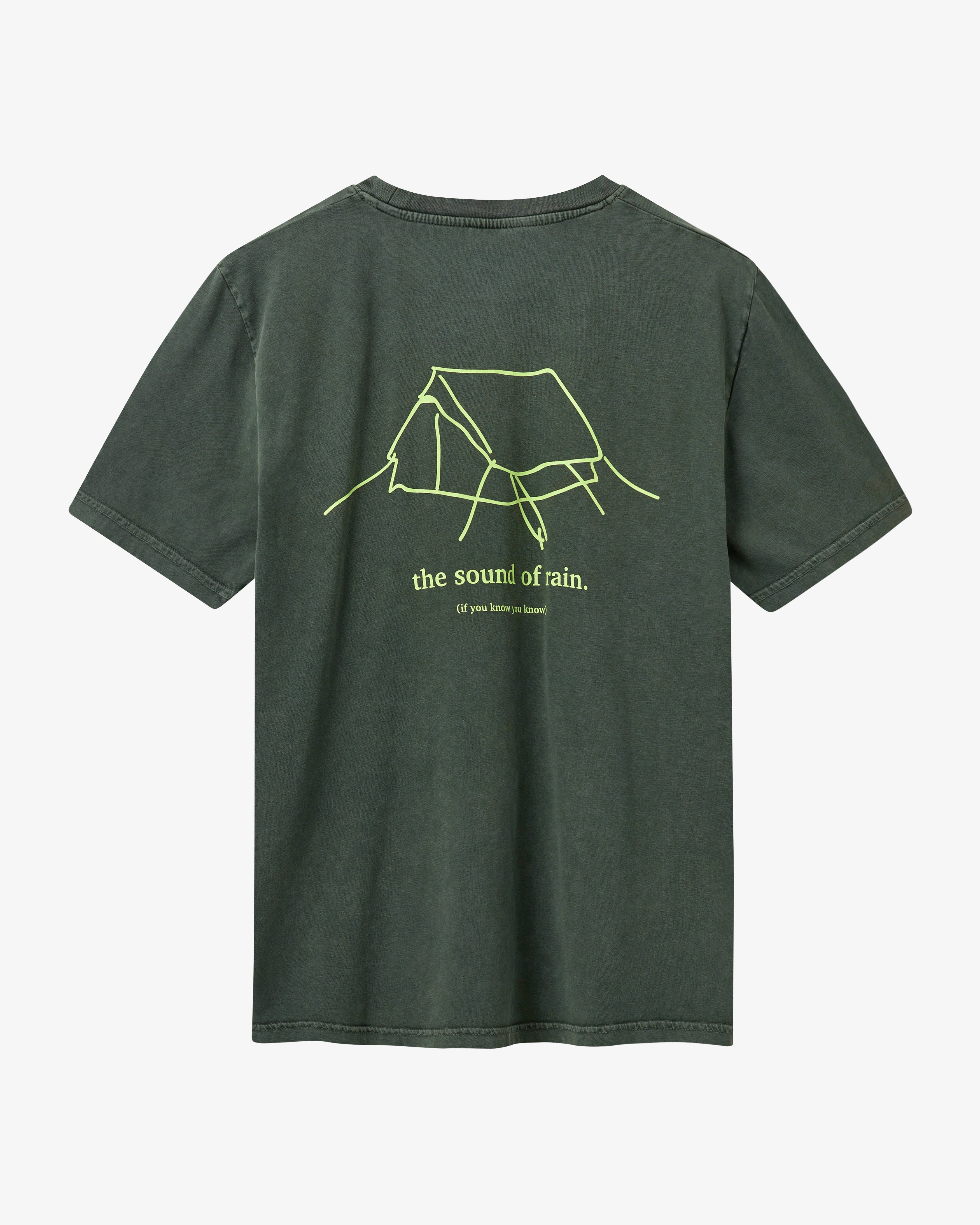 Kap Dan Tee Print - Army/Acid Lime