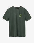 H2O Select Kap Dan Tee Print T-Shirt 7041 Army/Acid Lime