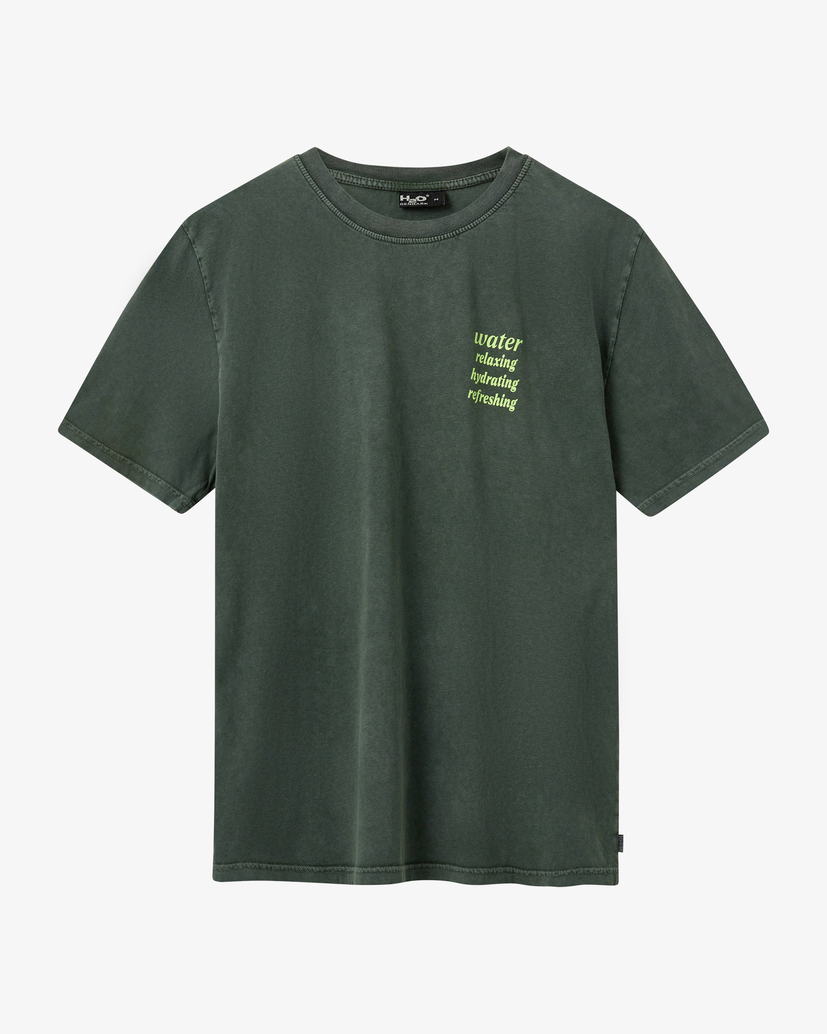 Kap Dan Tee Print - Army/Acid Lime