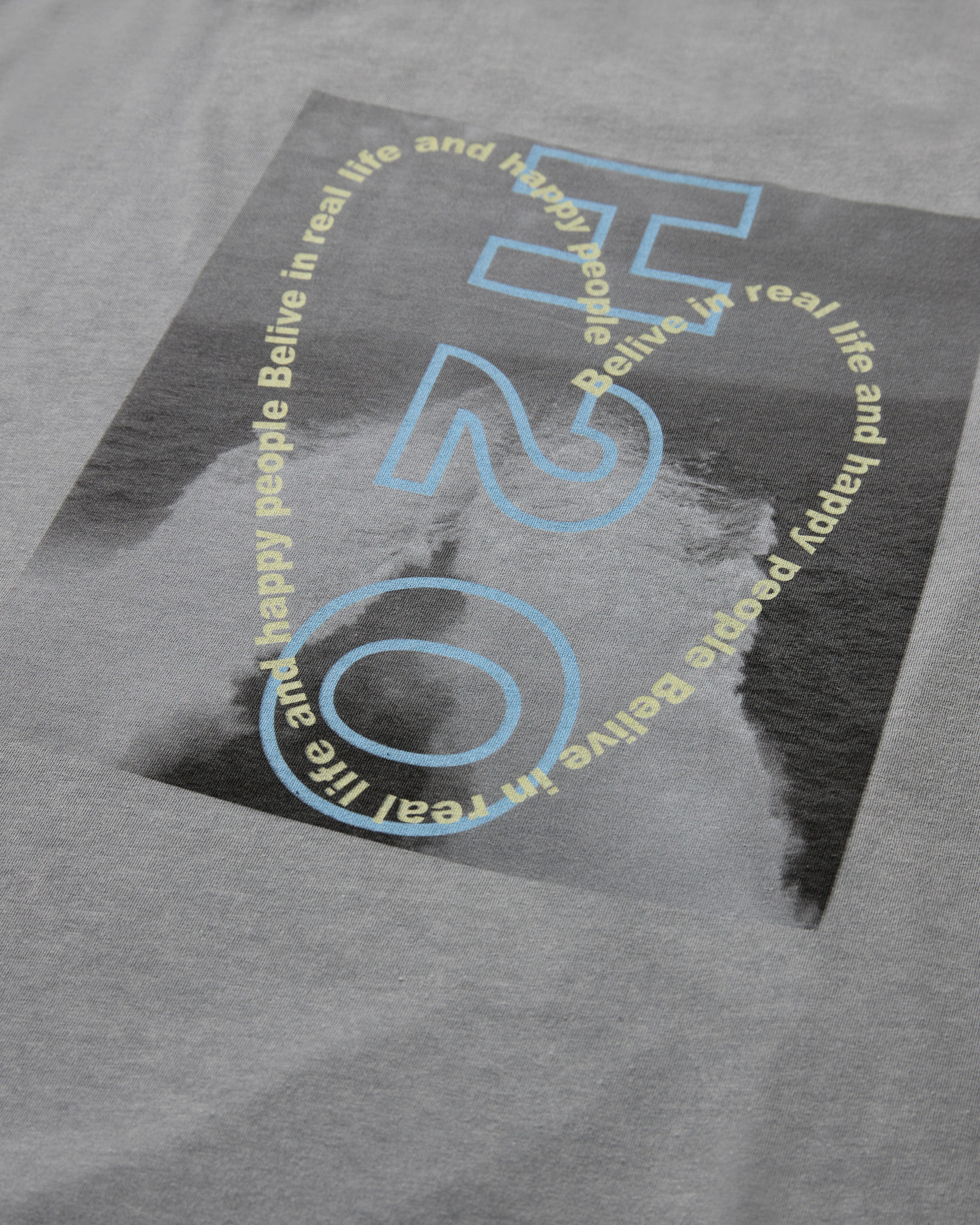 H2O R&D Kap Dan Tee Print T-Shirt 7624 Lt. Grey Mel/Lime