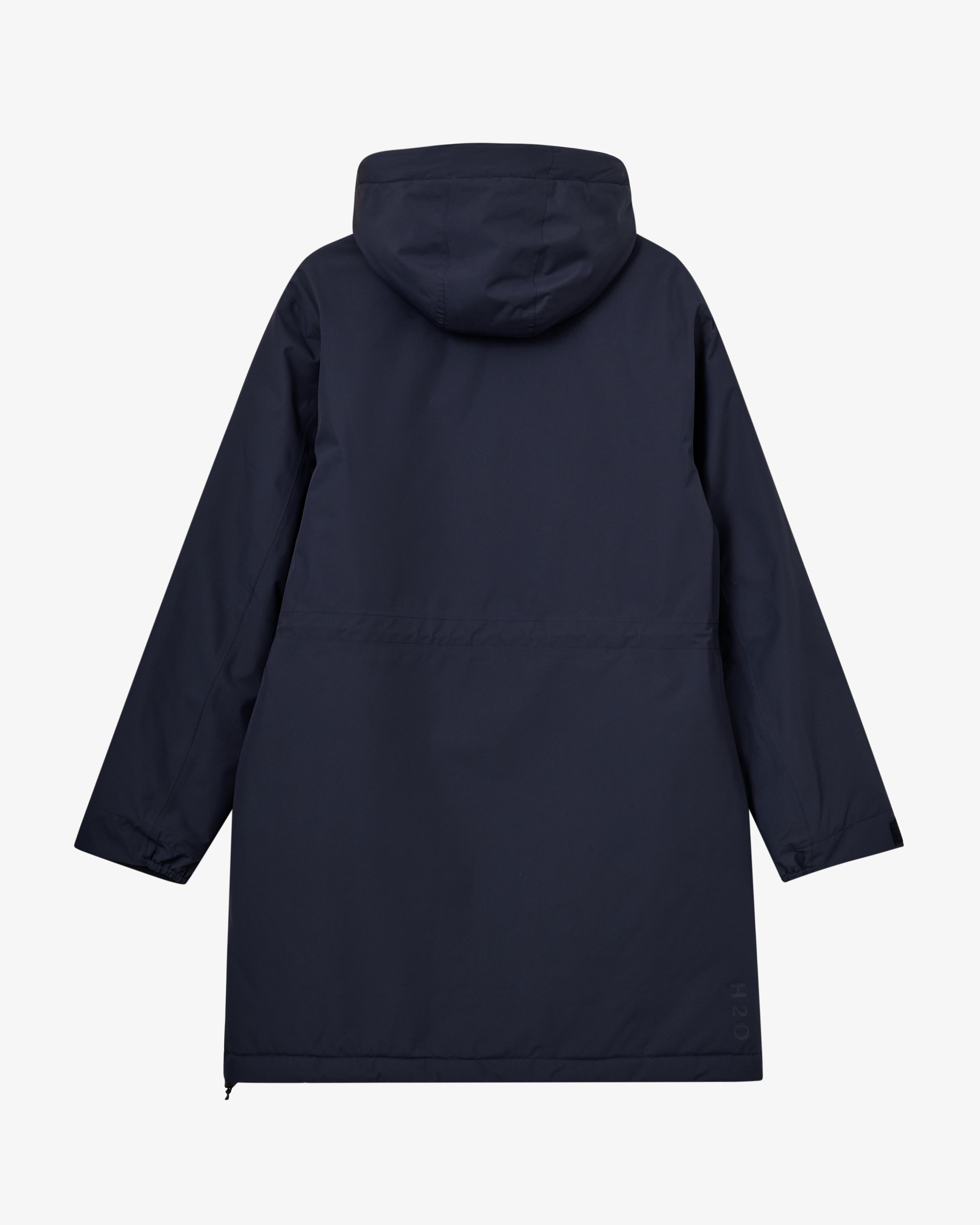 H2O Læsø Padded Long Jacket Jacket 2500 Navy