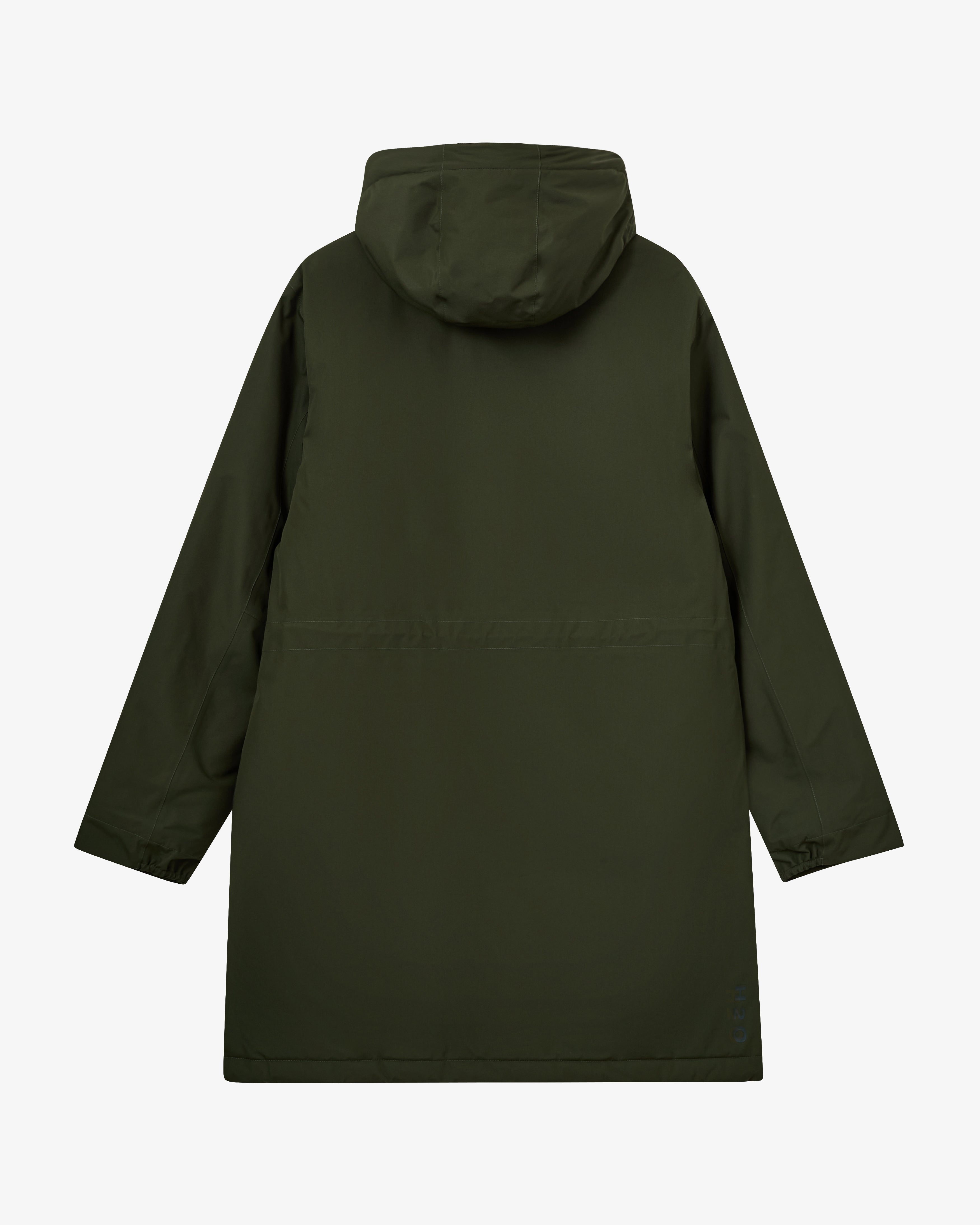 H2O Læsø Padded Long Jacket Jacket 3020 Army