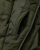 H2O Læsø Padded Long Jacket Jacket 3020 Army