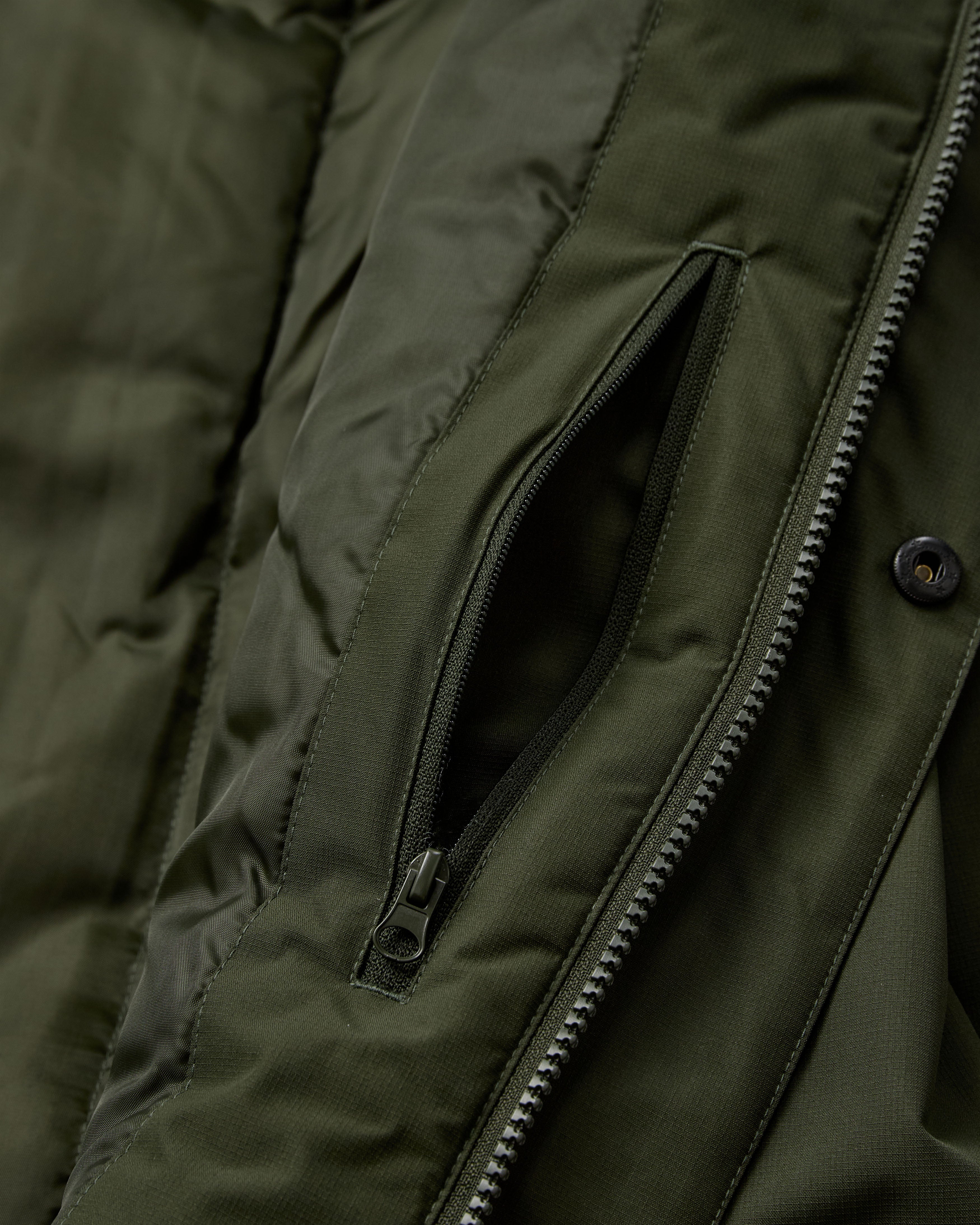 H2O Læsø Padded Long Jacket Jacket 3020 Army
