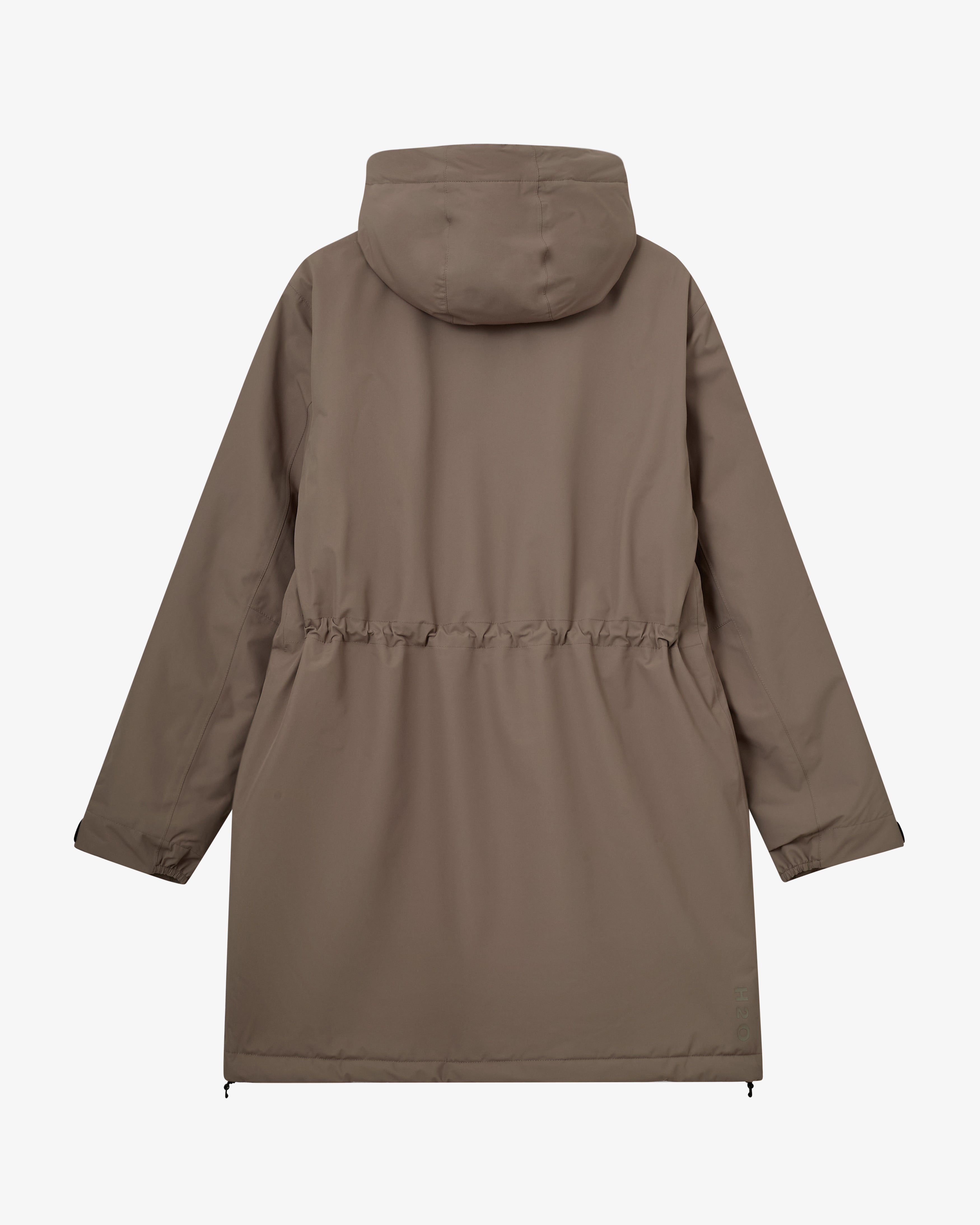 H2O Læsø Padded Long Jacket Jacket 3553 Dusty Oak
