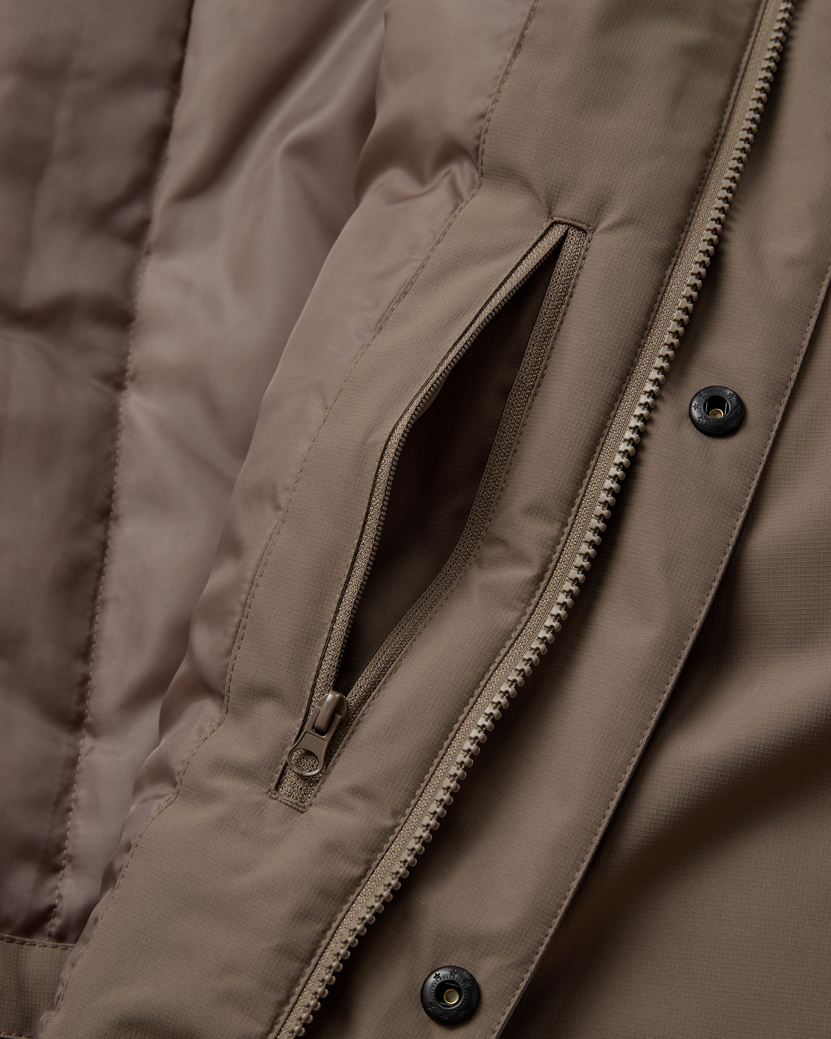 H2O Læsø Padded Long Jacket Jacket 3553 Dusty Oak
