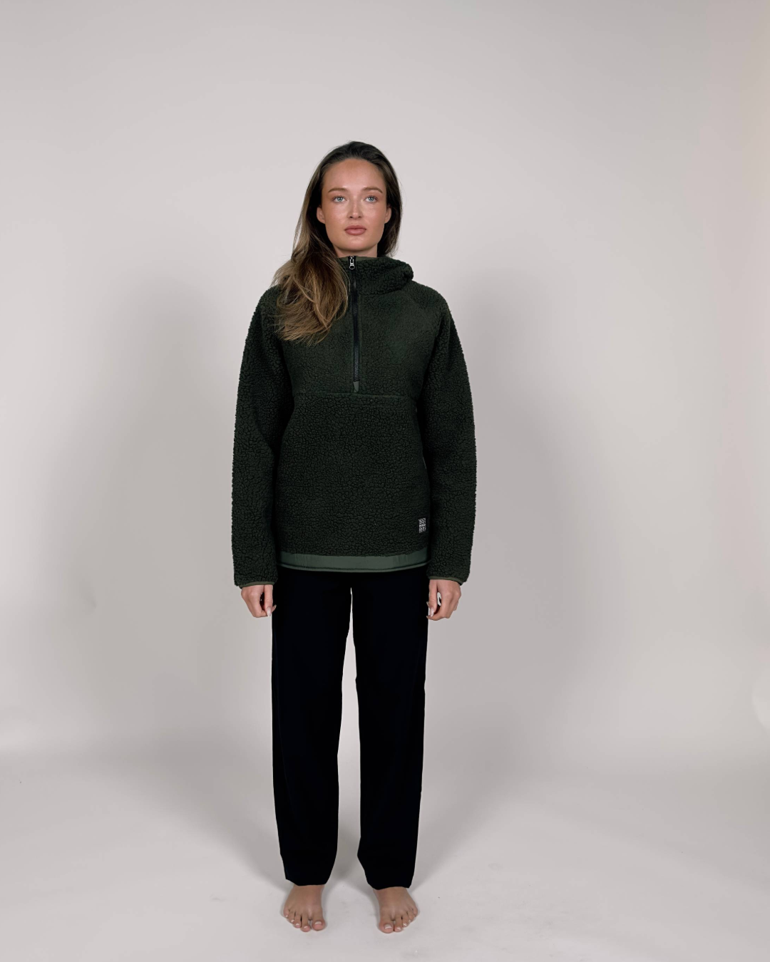 H2O Basic Langli Pile Anorak Jacket 3500 Black