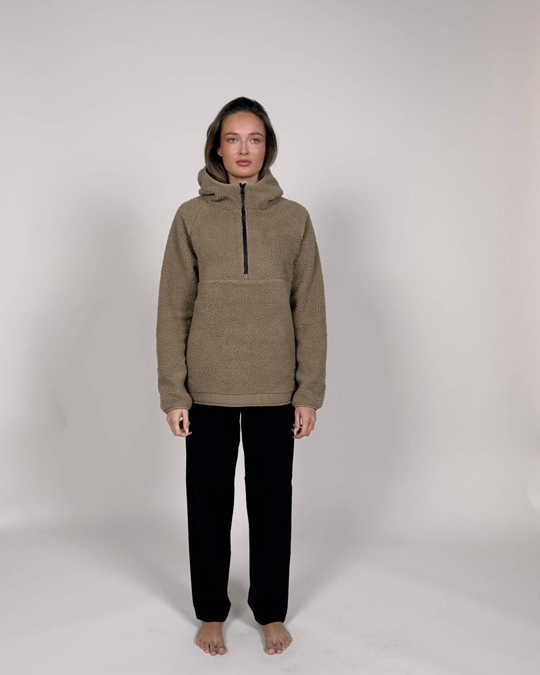 H2O Basic Langli Pile Anorak Jacket 3586 Oak