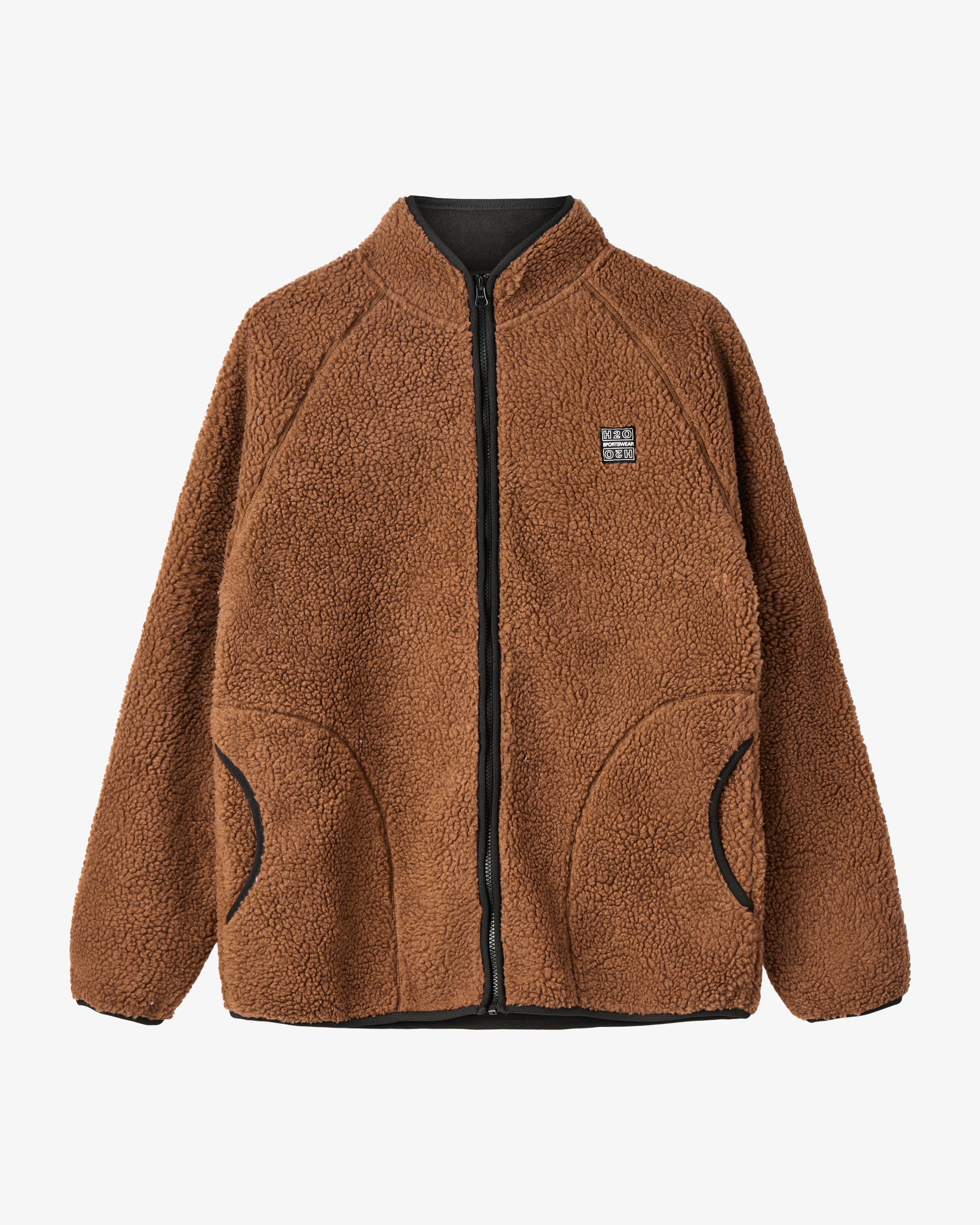 H2O Langli Pile Jakke Jacket 3560 Bison Brown