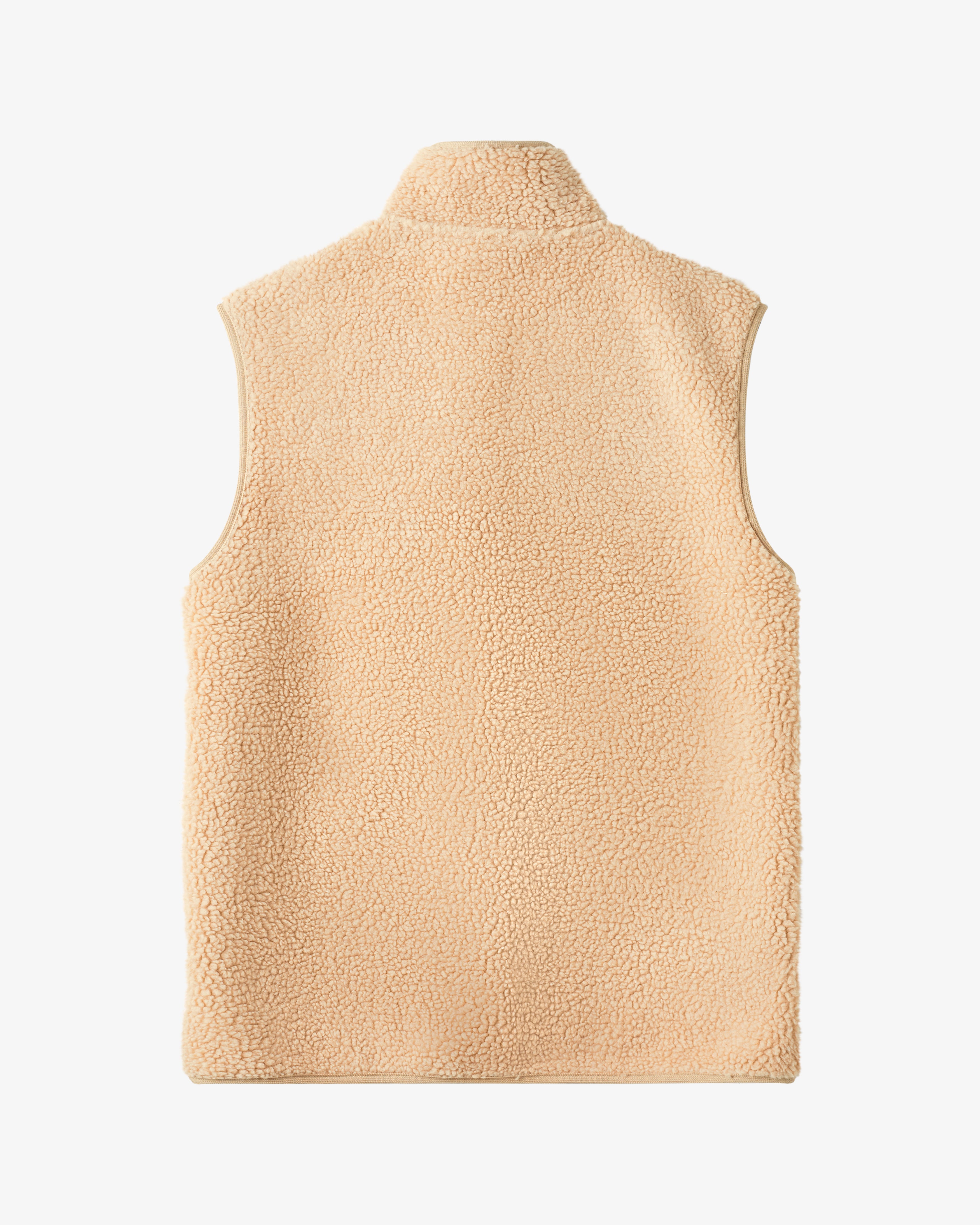 Langli Pile Waist Coat - Beige