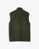 H2O Basic Langli Pile Waistcoat Jacket 3020 Army
