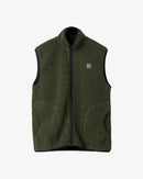 H2O Basic Langli Pile Waistcoat Jacket 3020 Army