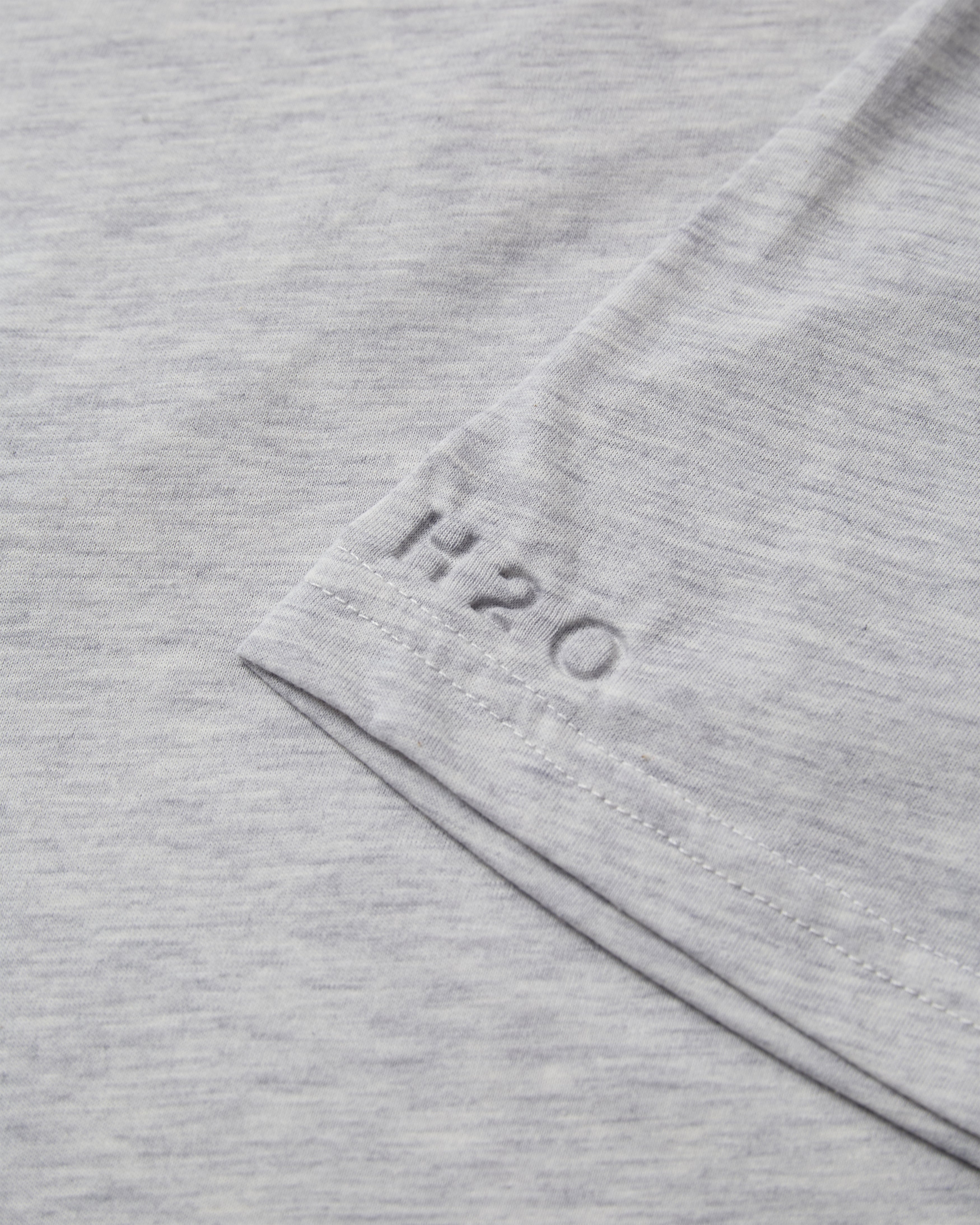 H2O Basic Langø Tee T-Shirt 1020 Lt. Grey Mel