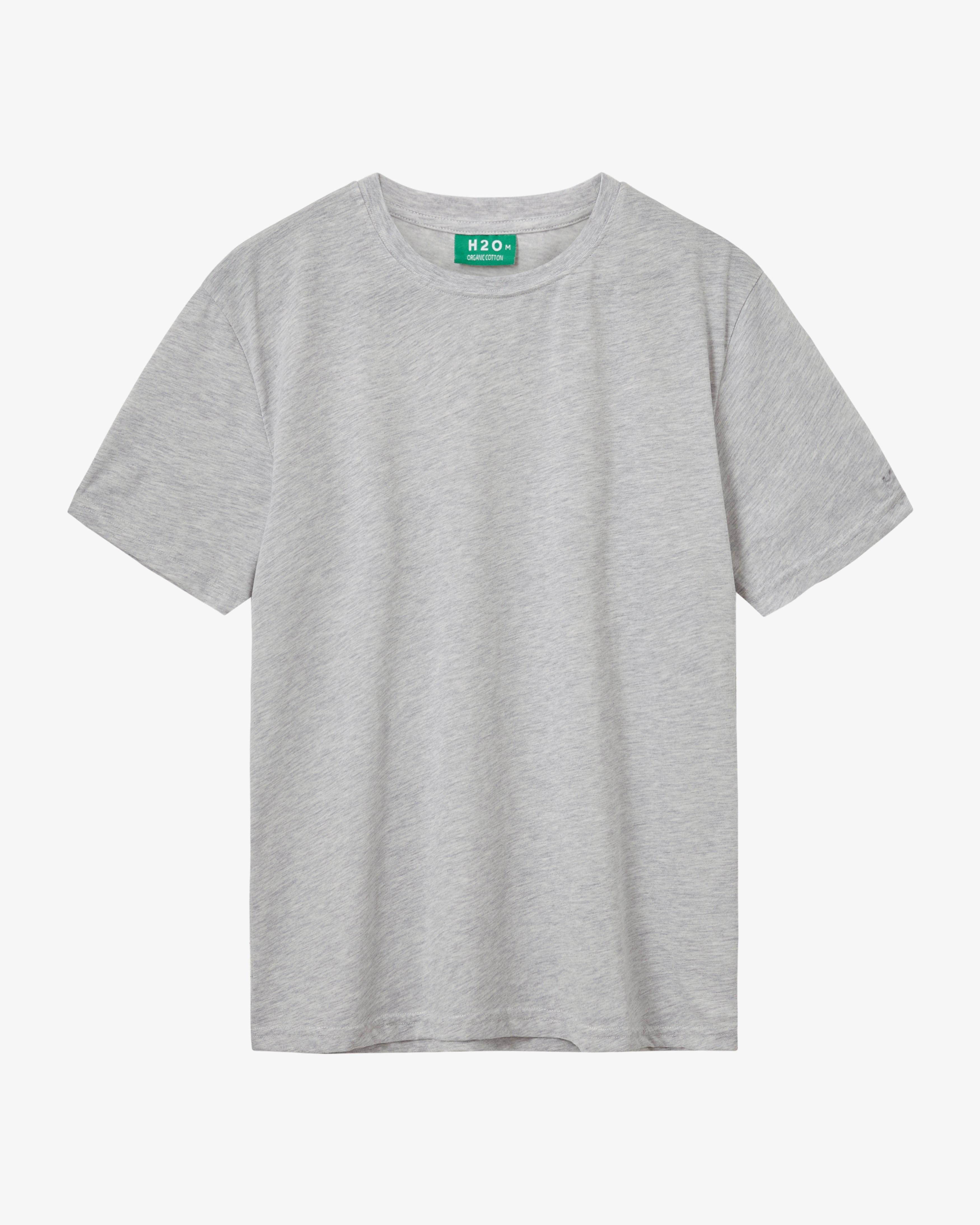 H2O Basic Langø Tee T-Shirt 1020 Lt. Grey Mel