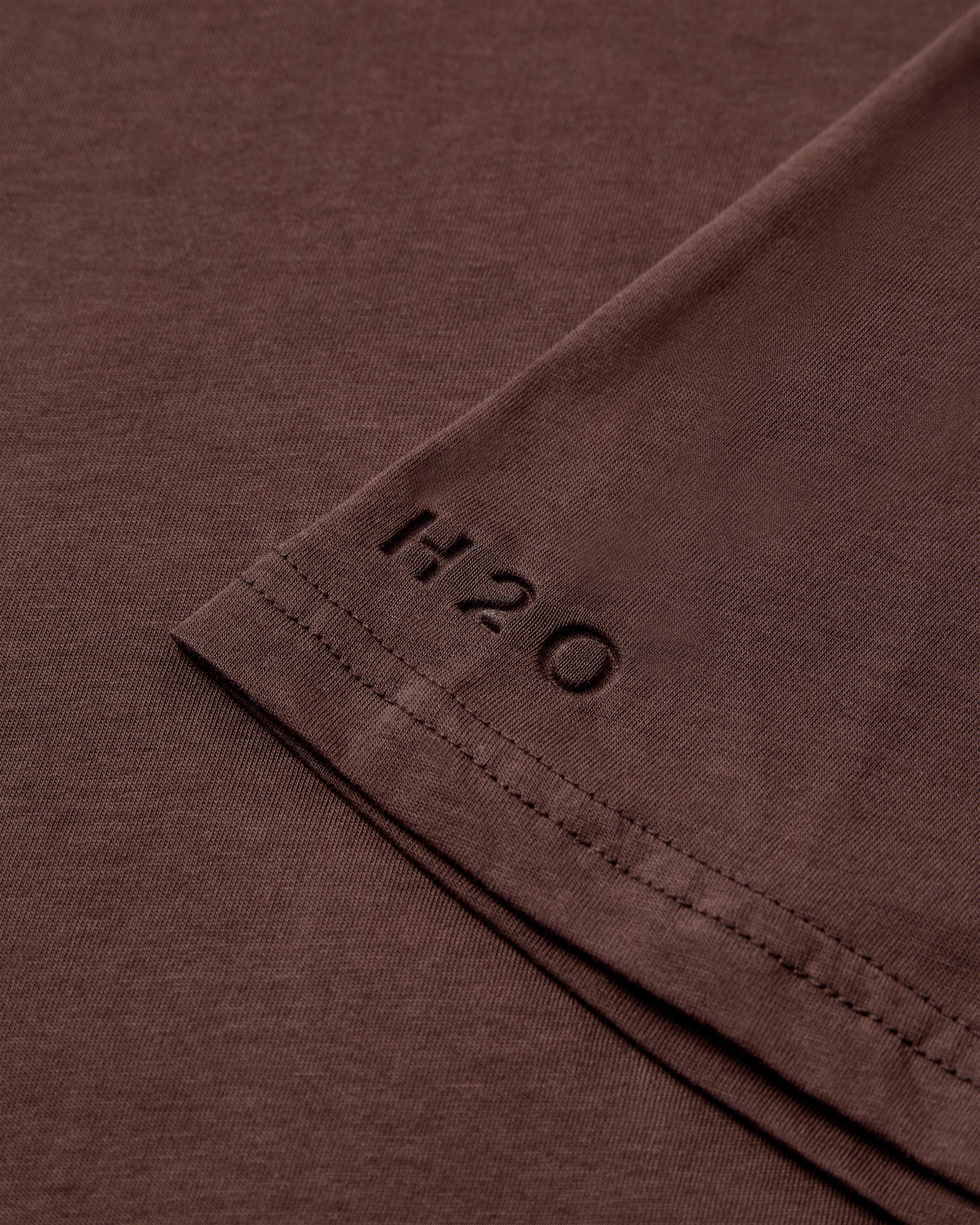 H2O Basic Langø Tee T-Shirt 3548 Coffee