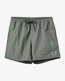 H2O Basic Leisure Logo Badeshorts Shorts 3615 Dark Grey
