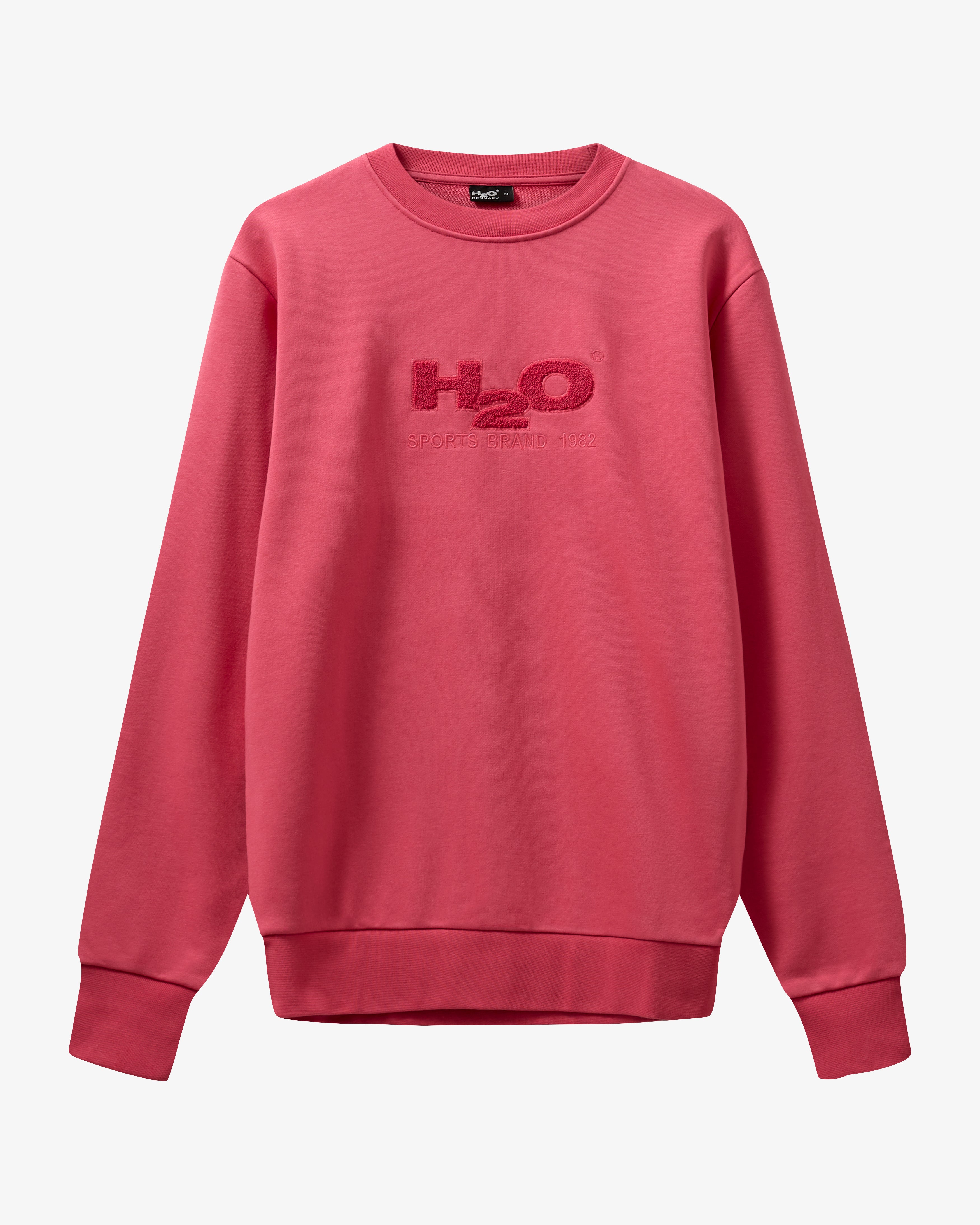 H2O H2O Logo Sweat Sweatshirt 2036 Coral Pink