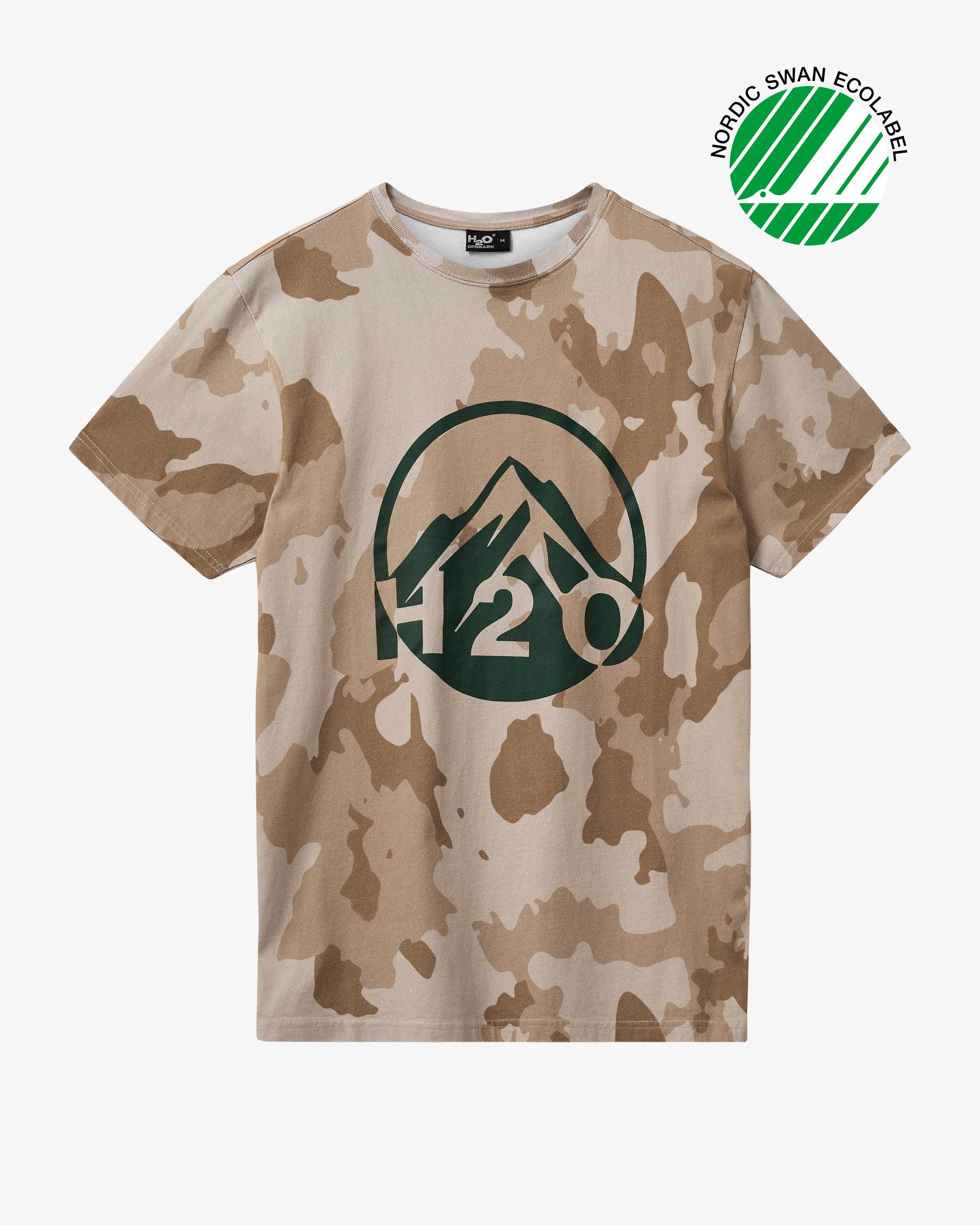 H2O Lolland Tee T-Shirt 3554 Oak Camou