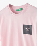 H2O Basic Lyø Organic T-shirt T-Shirt 8300 Sachet Pink/Dark Grey