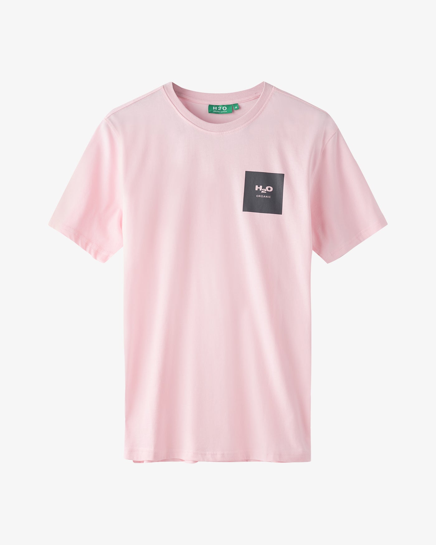 Lyø Organic T-shirt - Sachet Pink/Dark Grey