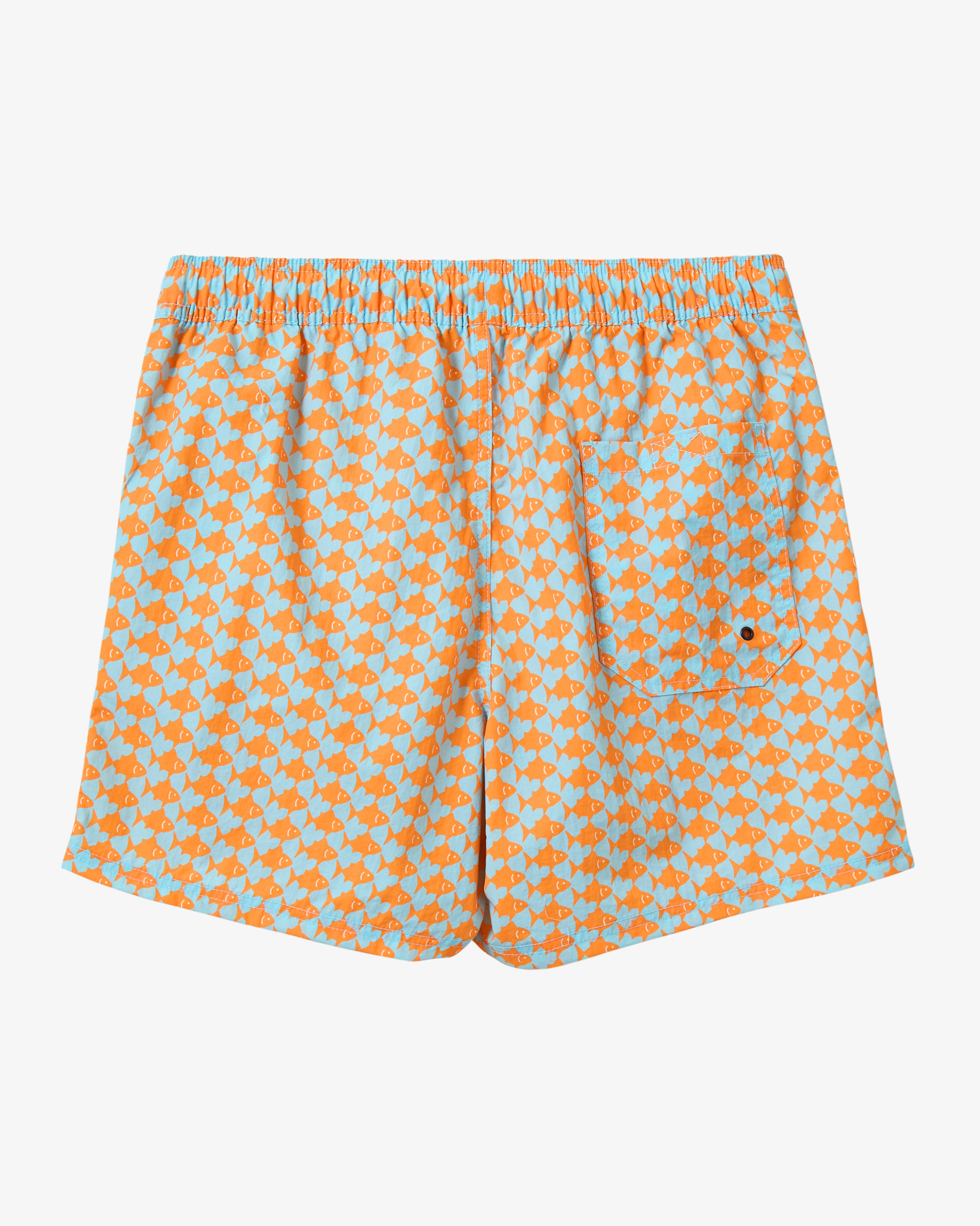 Nemo Swim Shorts - Aqua/Orange