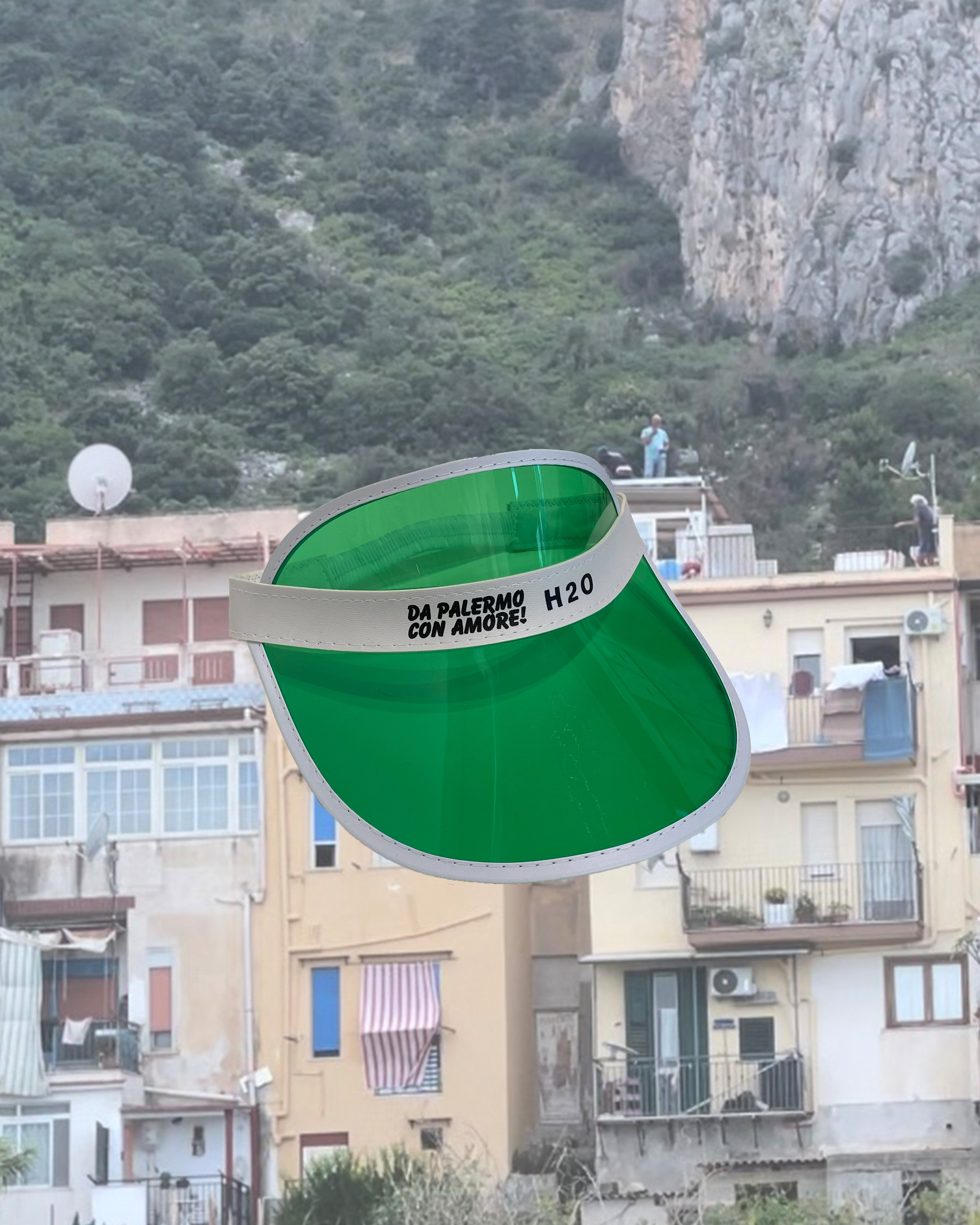 Palermo Sun Cap - Green