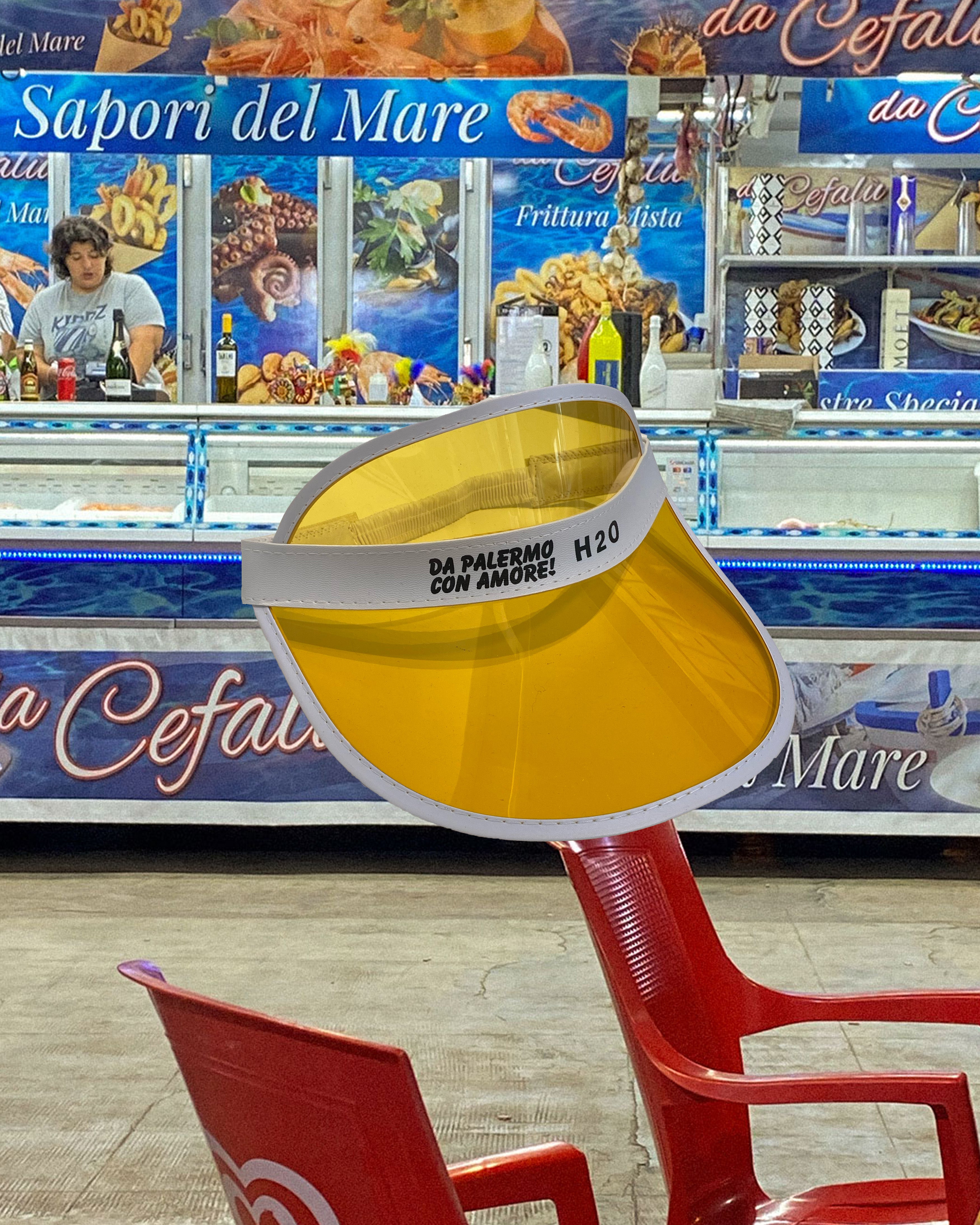 Palermo Sun Cap - Yellow