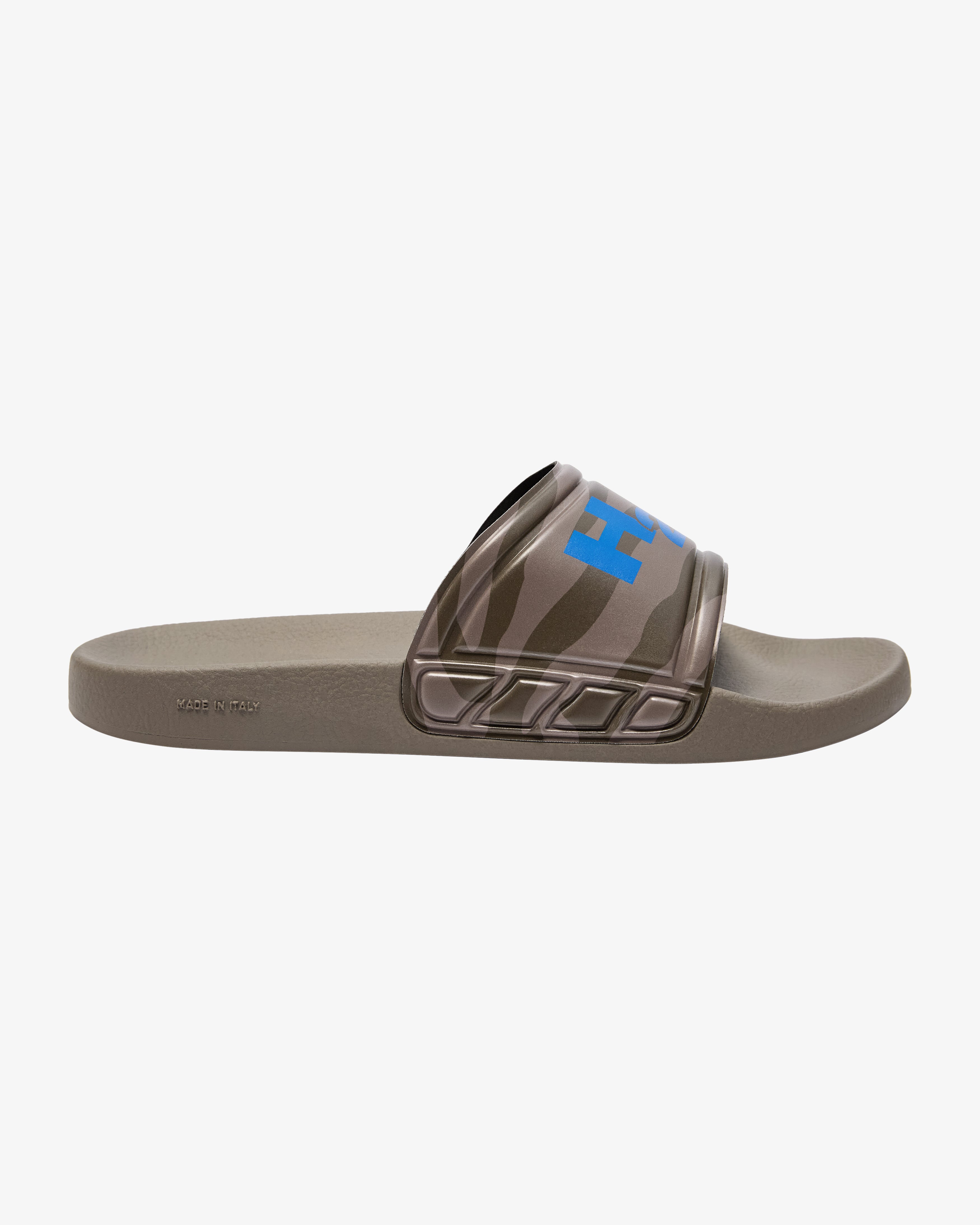 H2O Select Resort Print Badesandal Sandal 7017 Dusty Oak/Cobalt Blue