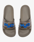 H2O Select Resort Print Badesandal Sandal 7017 Dusty Oak/Cobalt Blue