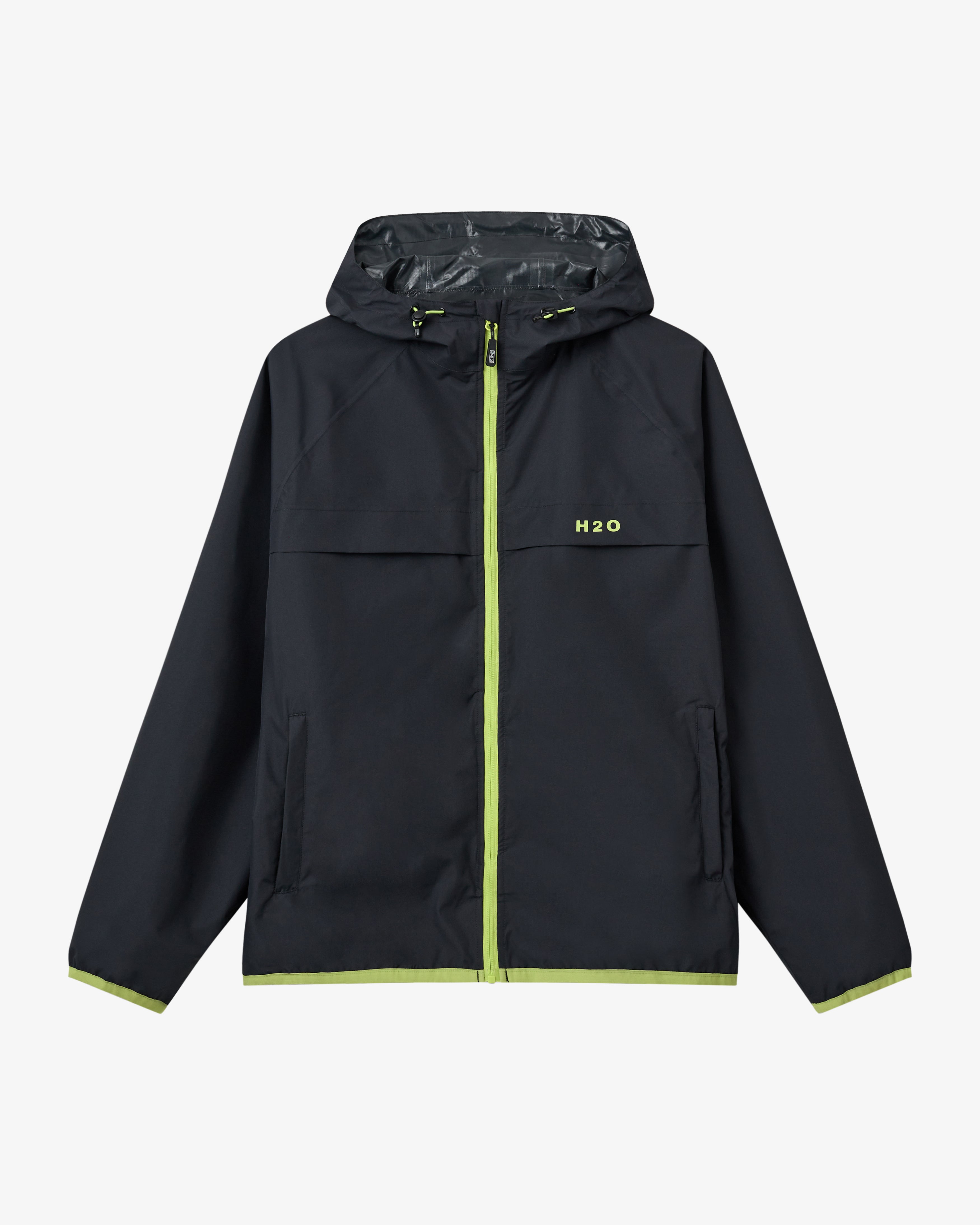 Rømø Festival Rain Jacket - Navy/Lime