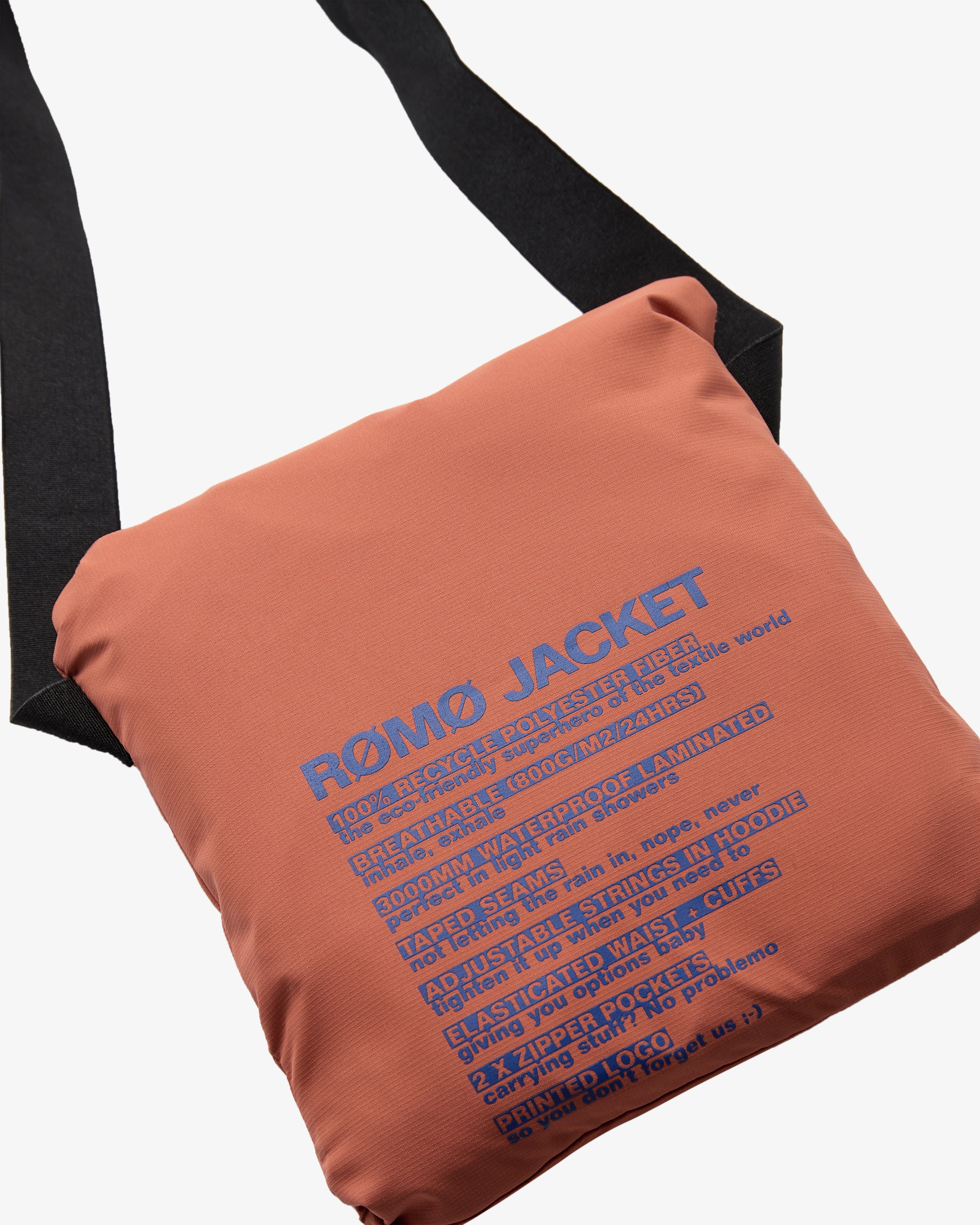 H2O Rømø Festival Rain Jacket Rain Wear 7024 Autumn Leaf/Blue