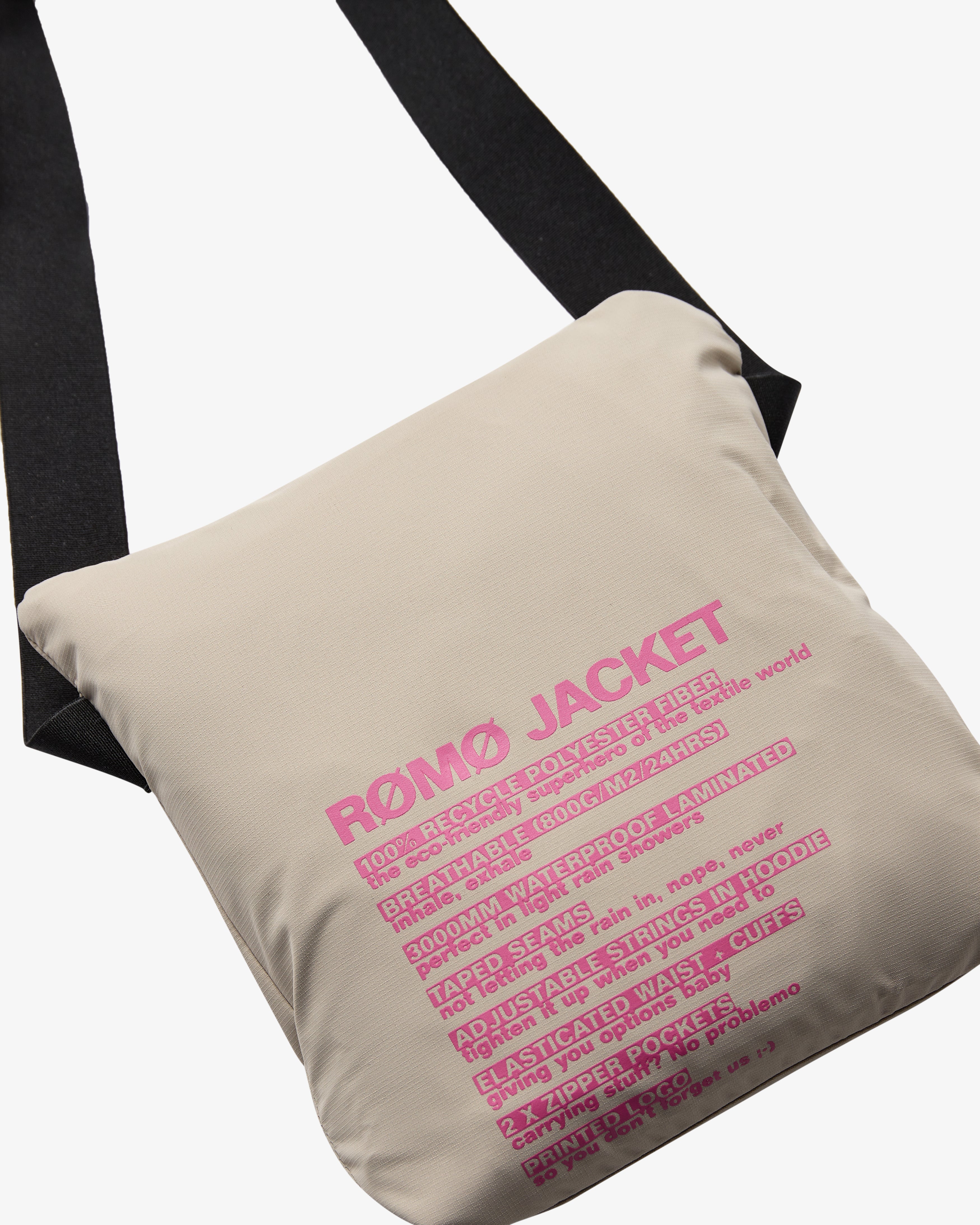 H2O Rømø Festival Rain Jacket Rain Wear 7031 Warm Grey/Wild Pink