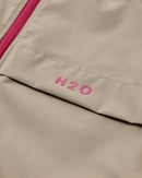 H2O Rømø Festival Rain Jacket Rain Wear 7031 Warm Grey/Wild Pink