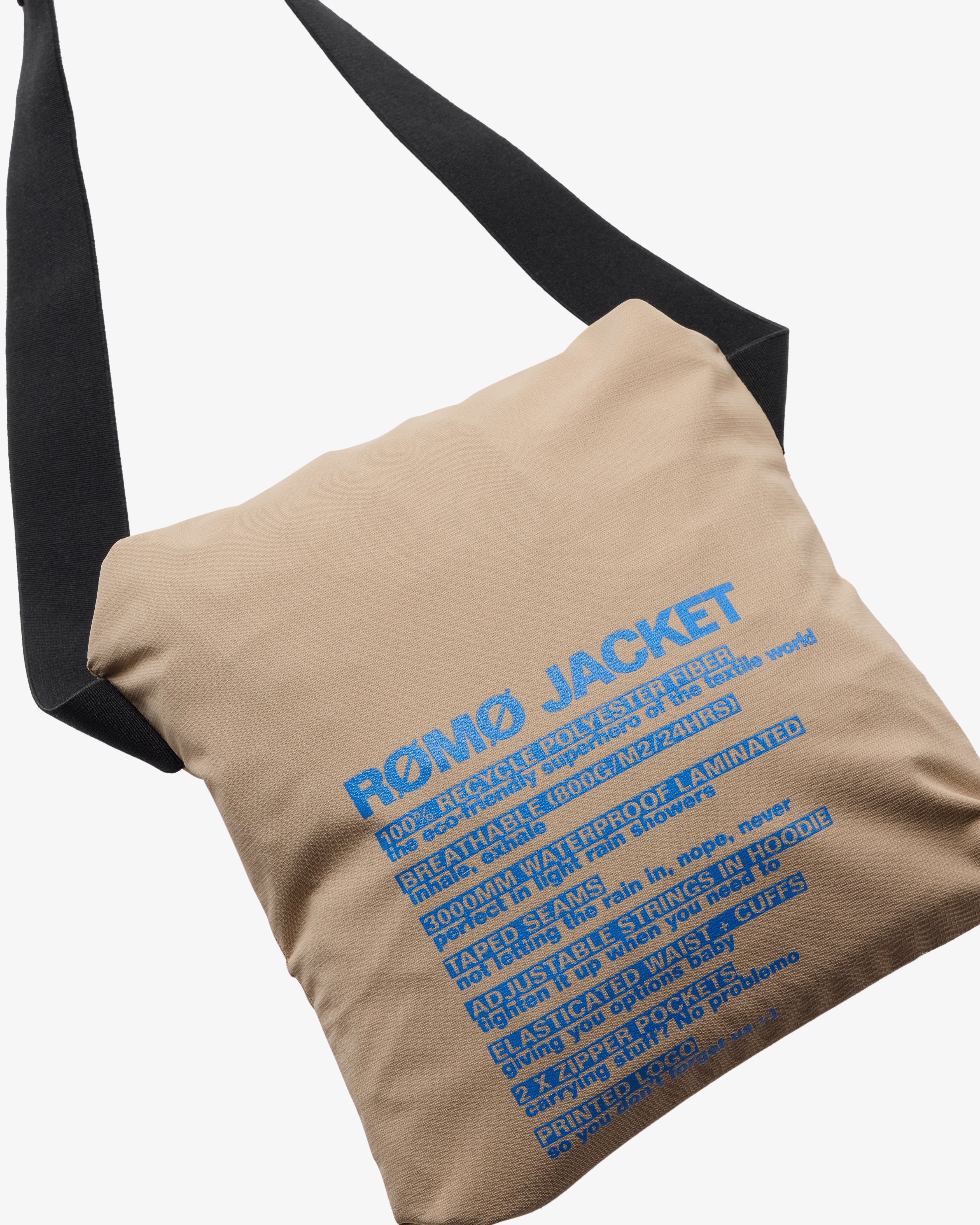 H2O Rømø Festival Rain Jacket Rain Wear 7094 Warm Grey/Blue