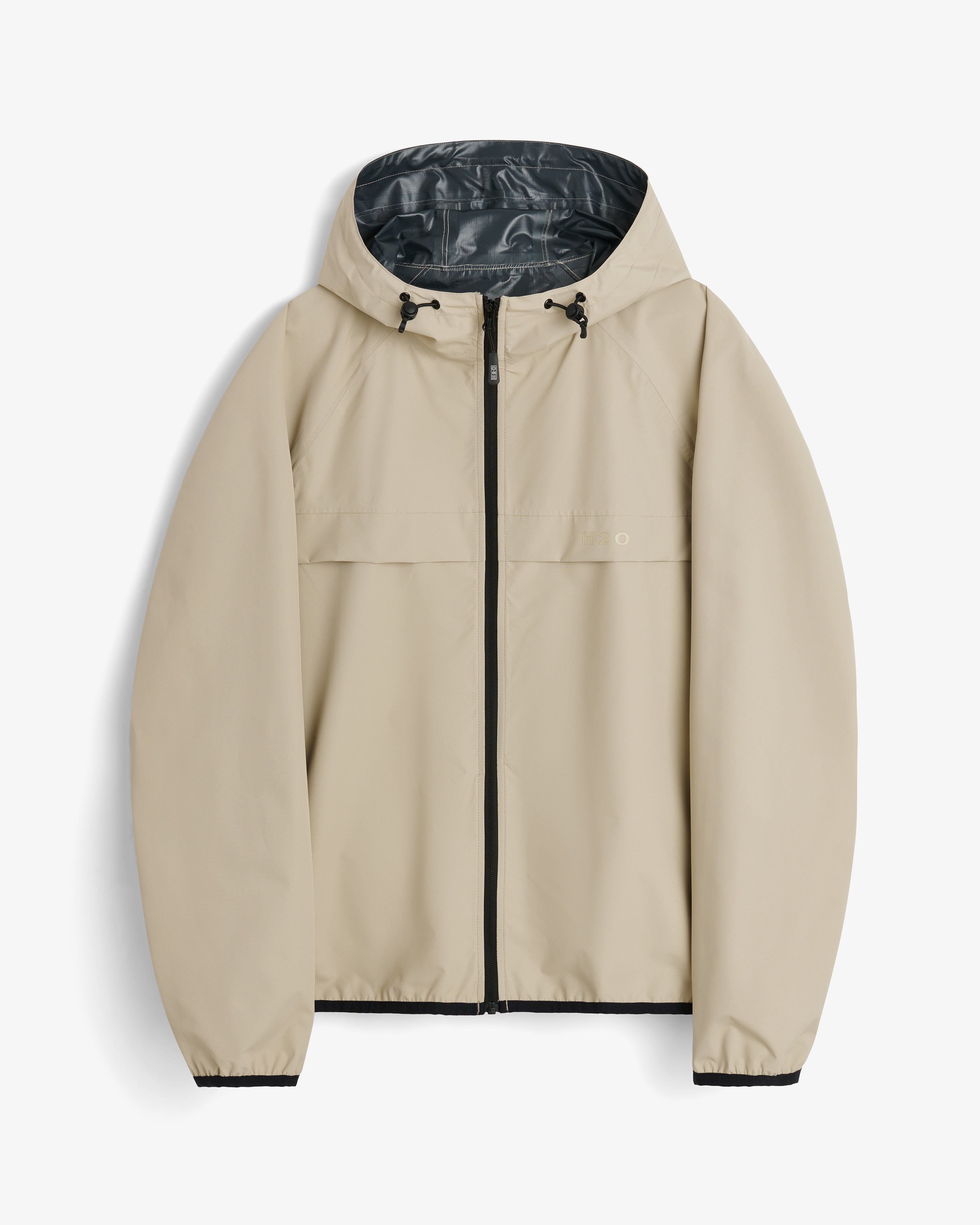 H2O Rømø LW Packable Rain Jacket Rain Wear 1034 Warm Grey