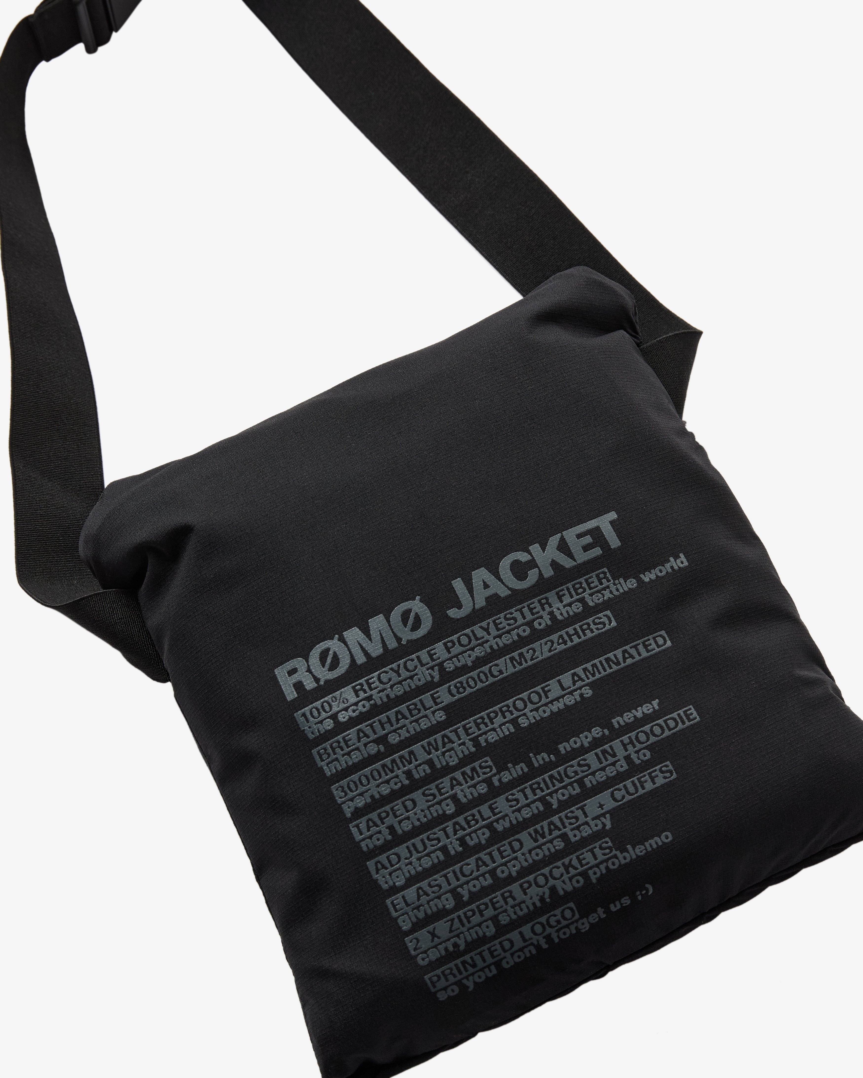 H2O Rømø LW Packable Rain Jacket Rain Wear 3500 Black