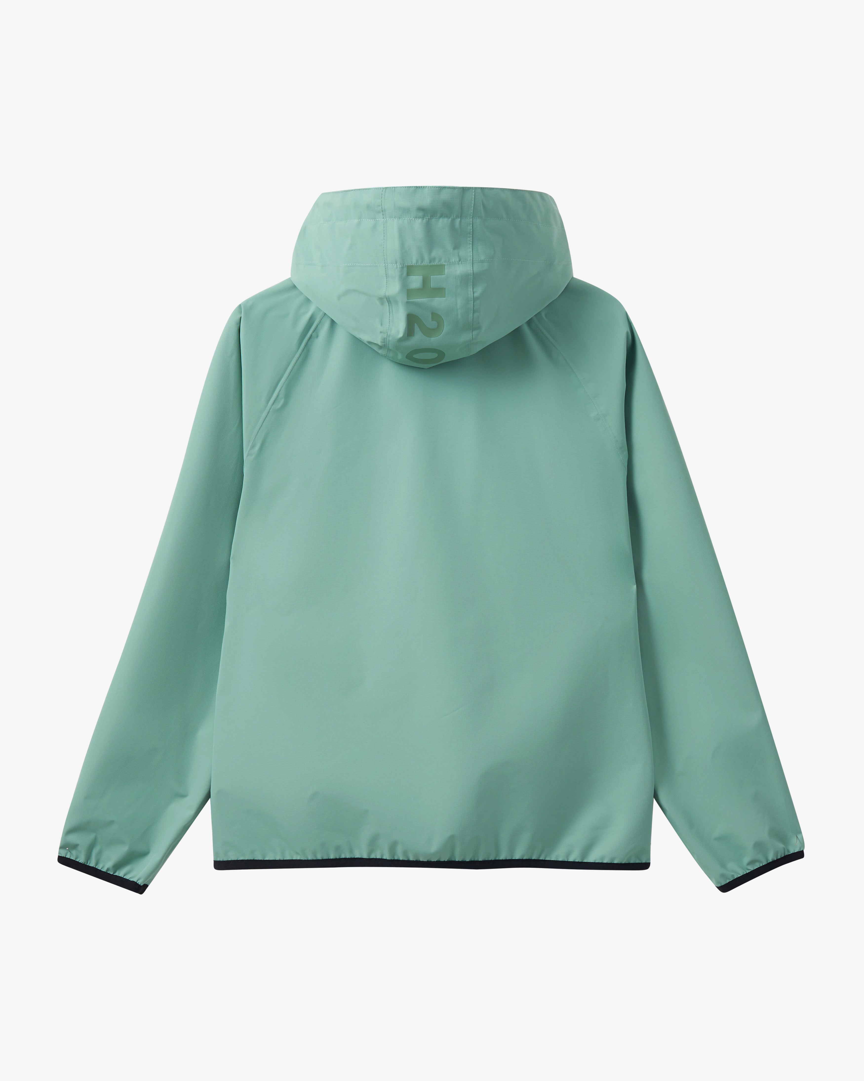 ATHETA Elemental Waterproof Rain Jacket in Peat fashion Green Small