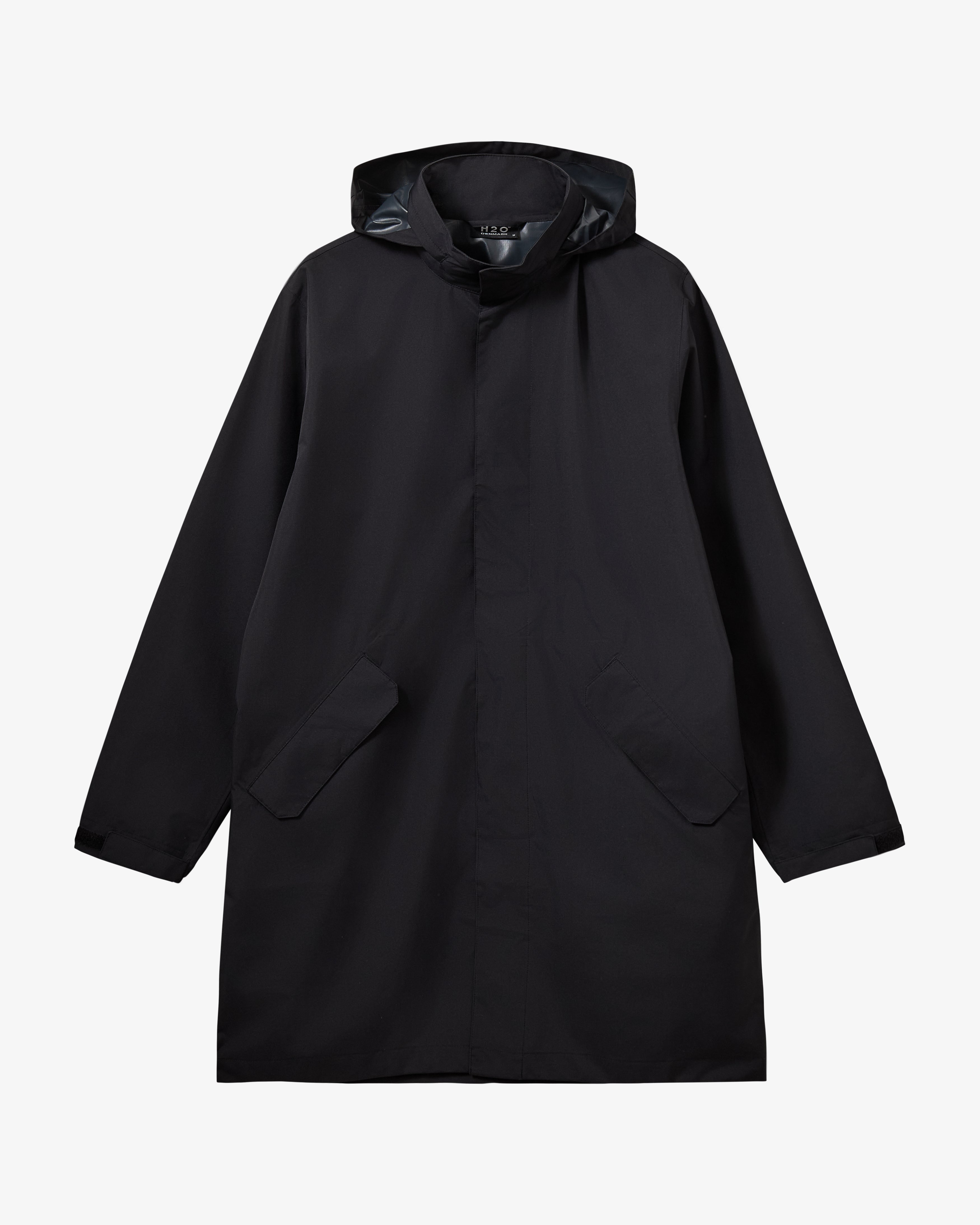 H2O Rømø LW Rain Long Jacket Rain Wear 3500 Black