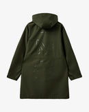 H2O Basic Rømø LW Long Rain Jacket Rain Wear 3020 Army