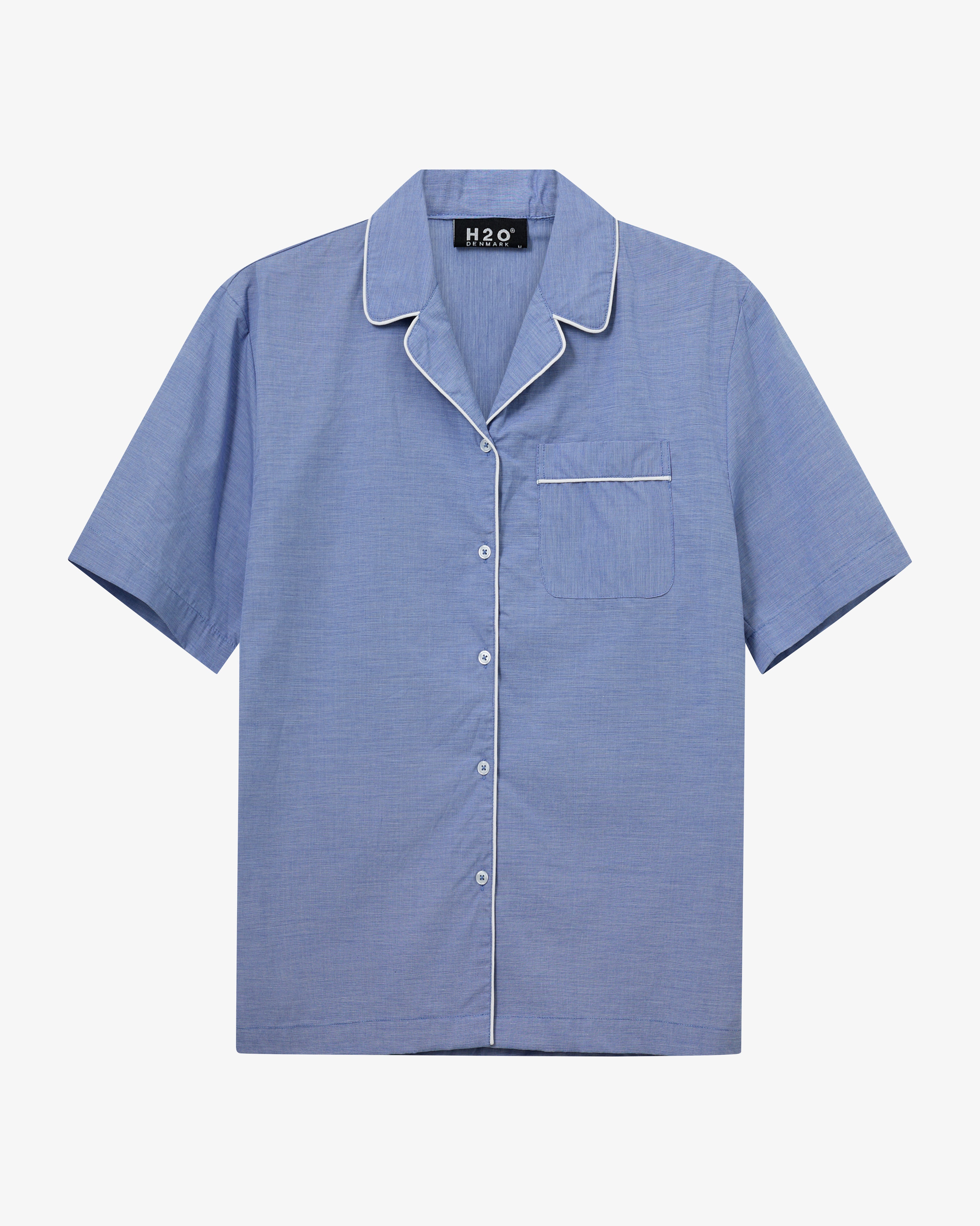 Rønne Essential Pajamas Shirt - Blue