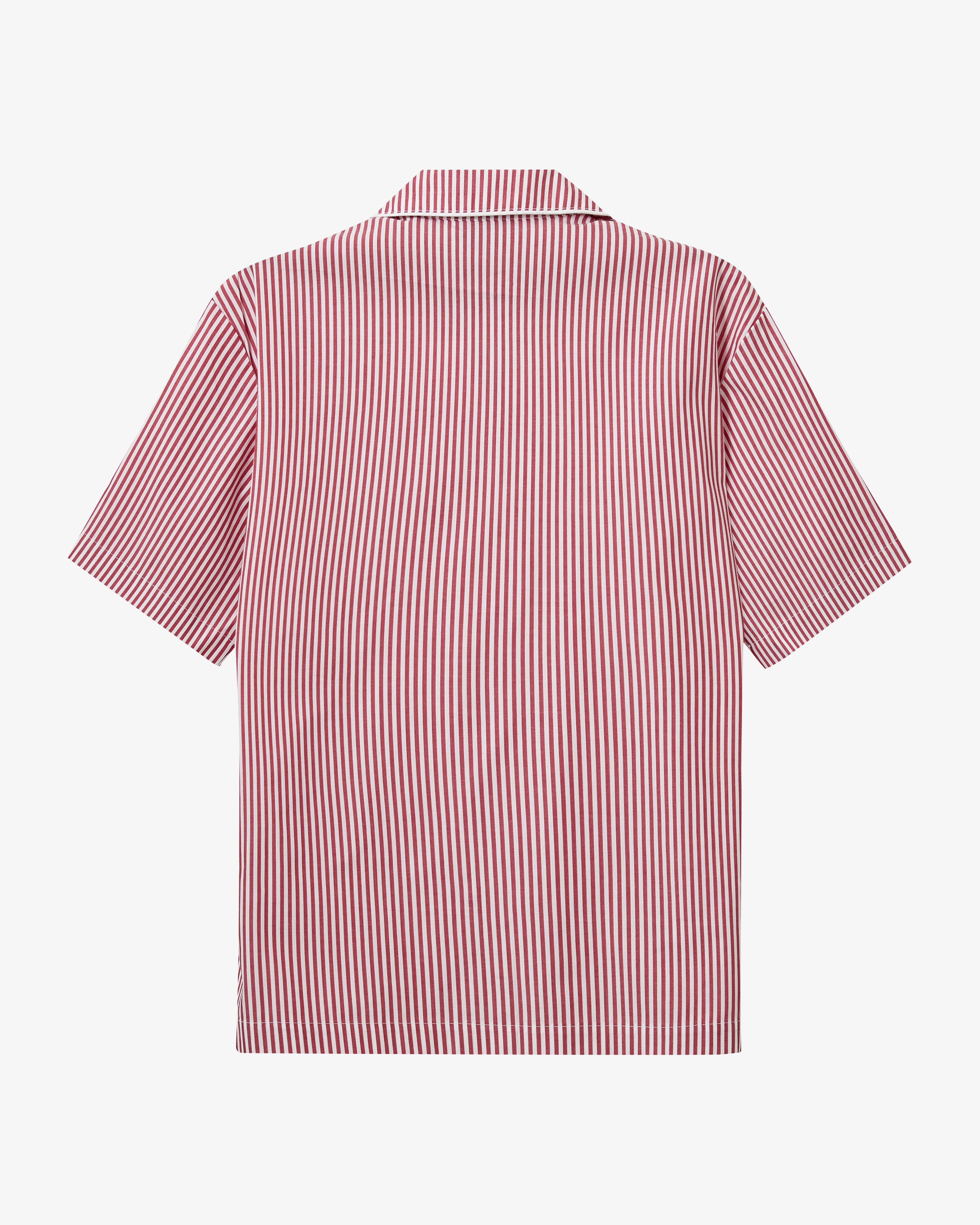 Rønne Essential Pajamas Shirt - Red/White