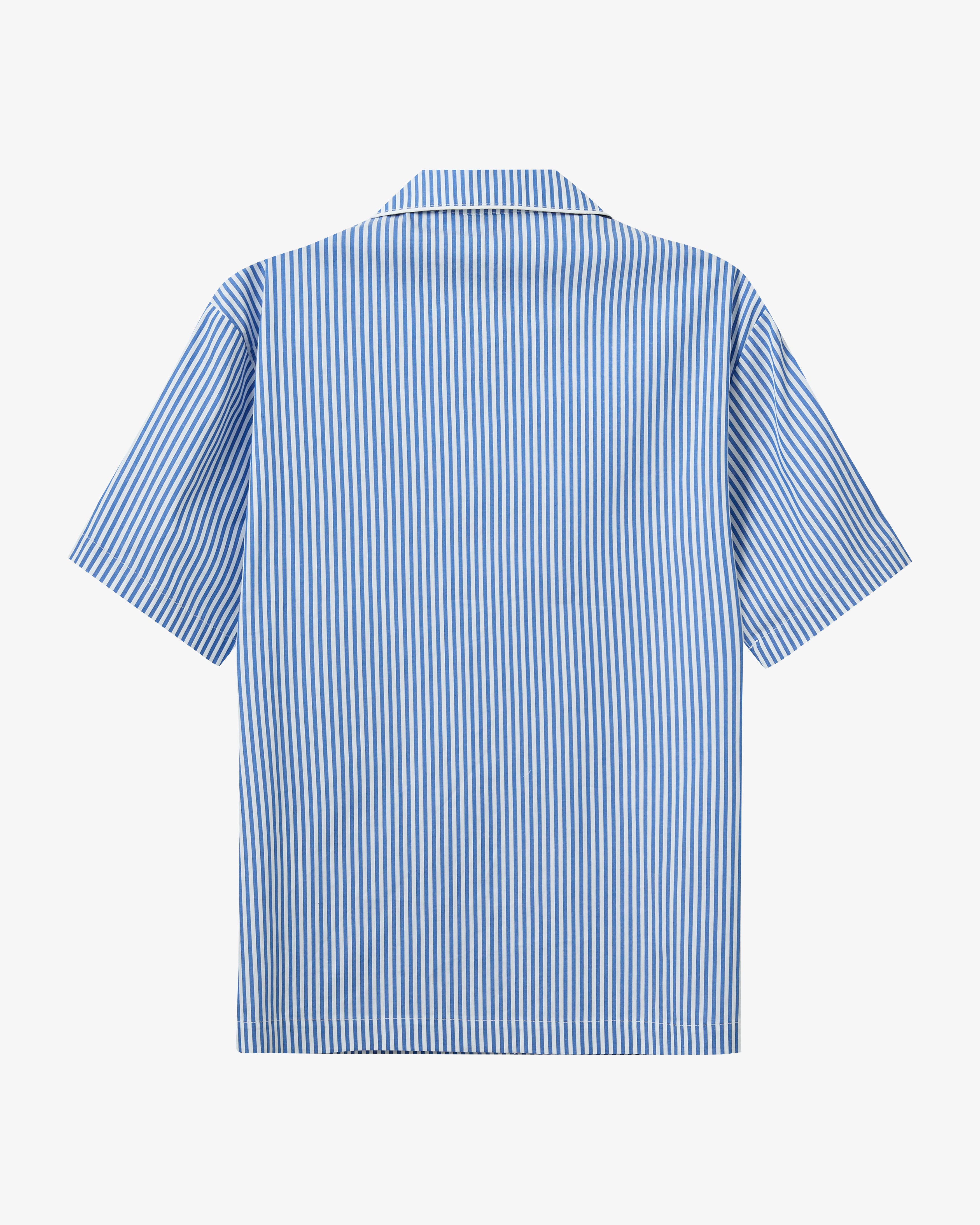 Rønne Essential Pajamas Shirt - Blue/White Stripe