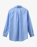 H2O Basic Rønne Pyjamas Shirt Pants 7046 Light Blue/White/Blue
